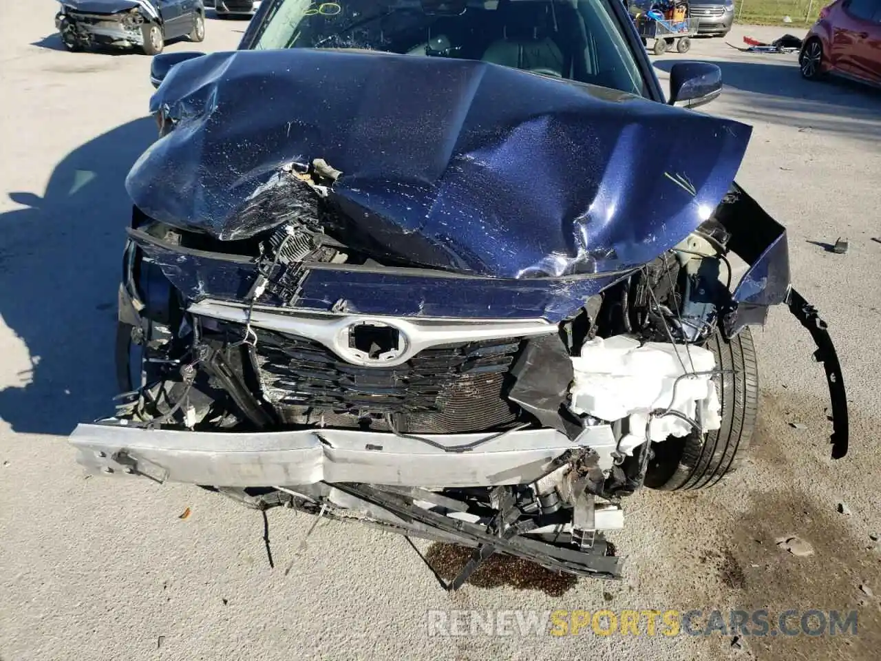 7 Photograph of a damaged car 5TDGZRBH5MS086839 TOYOTA HIGHLANDER 2021