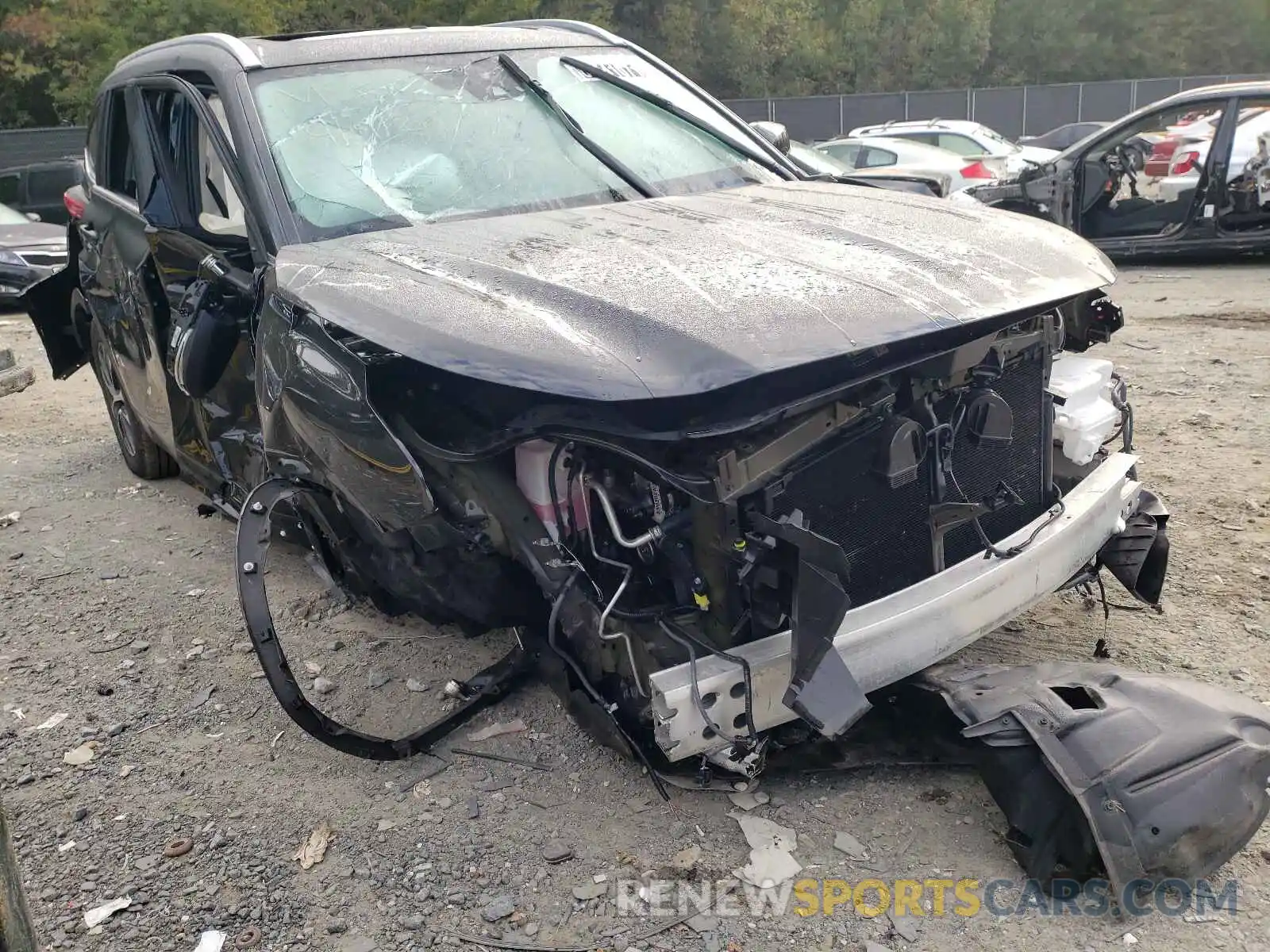 1 Photograph of a damaged car 5TDGZRBH5MS100108 TOYOTA HIGHLANDER 2021