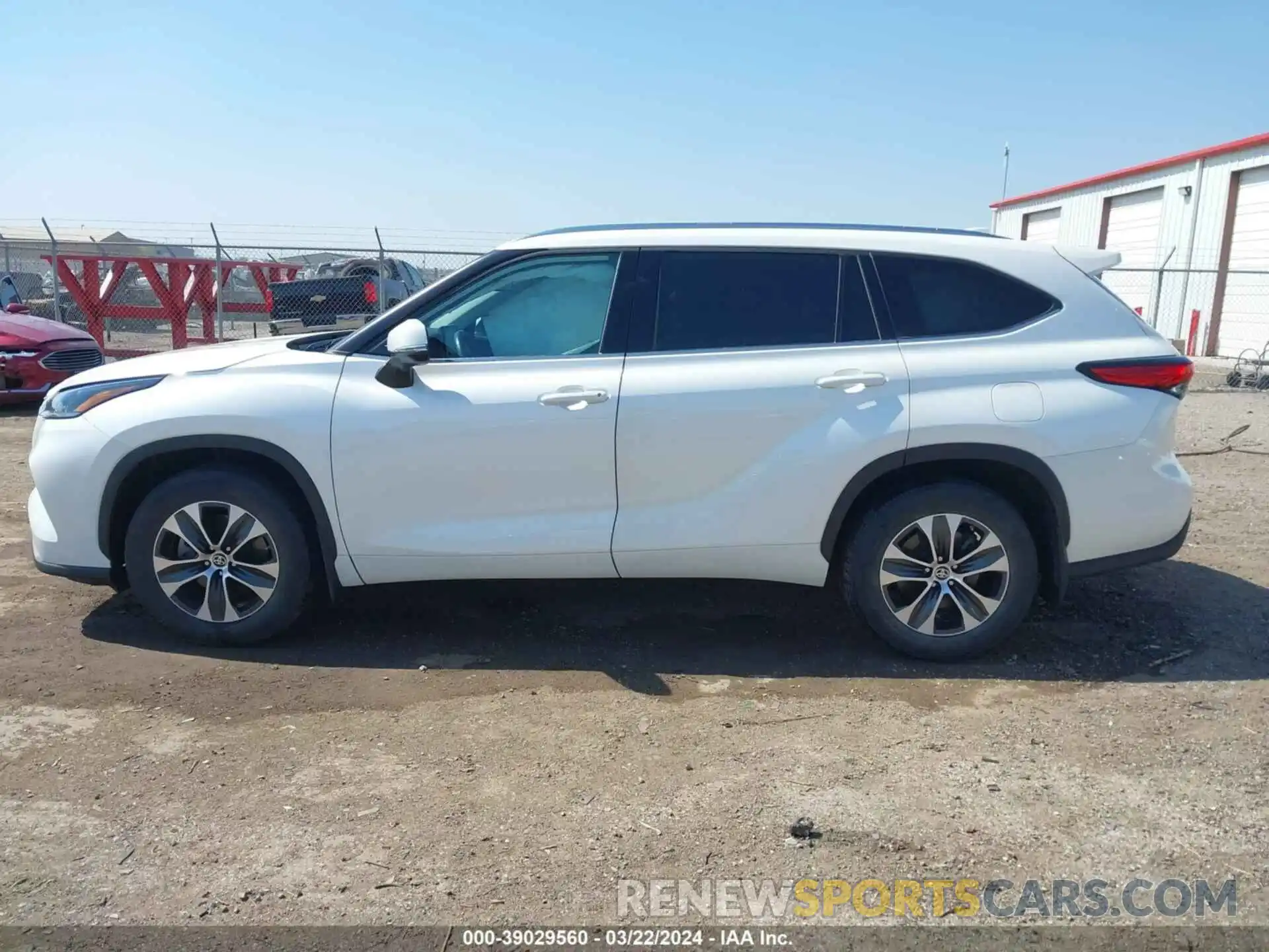 14 Фотография поврежденного автомобиля 5TDGZRBH5MS127146 TOYOTA HIGHLANDER 2021