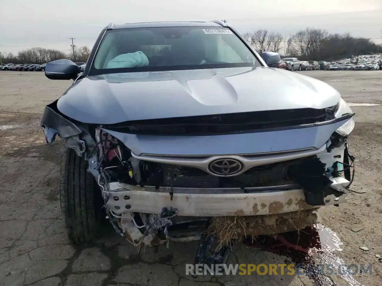 9 Photograph of a damaged car 5TDGZRBH5MS147204 TOYOTA HIGHLANDER 2021