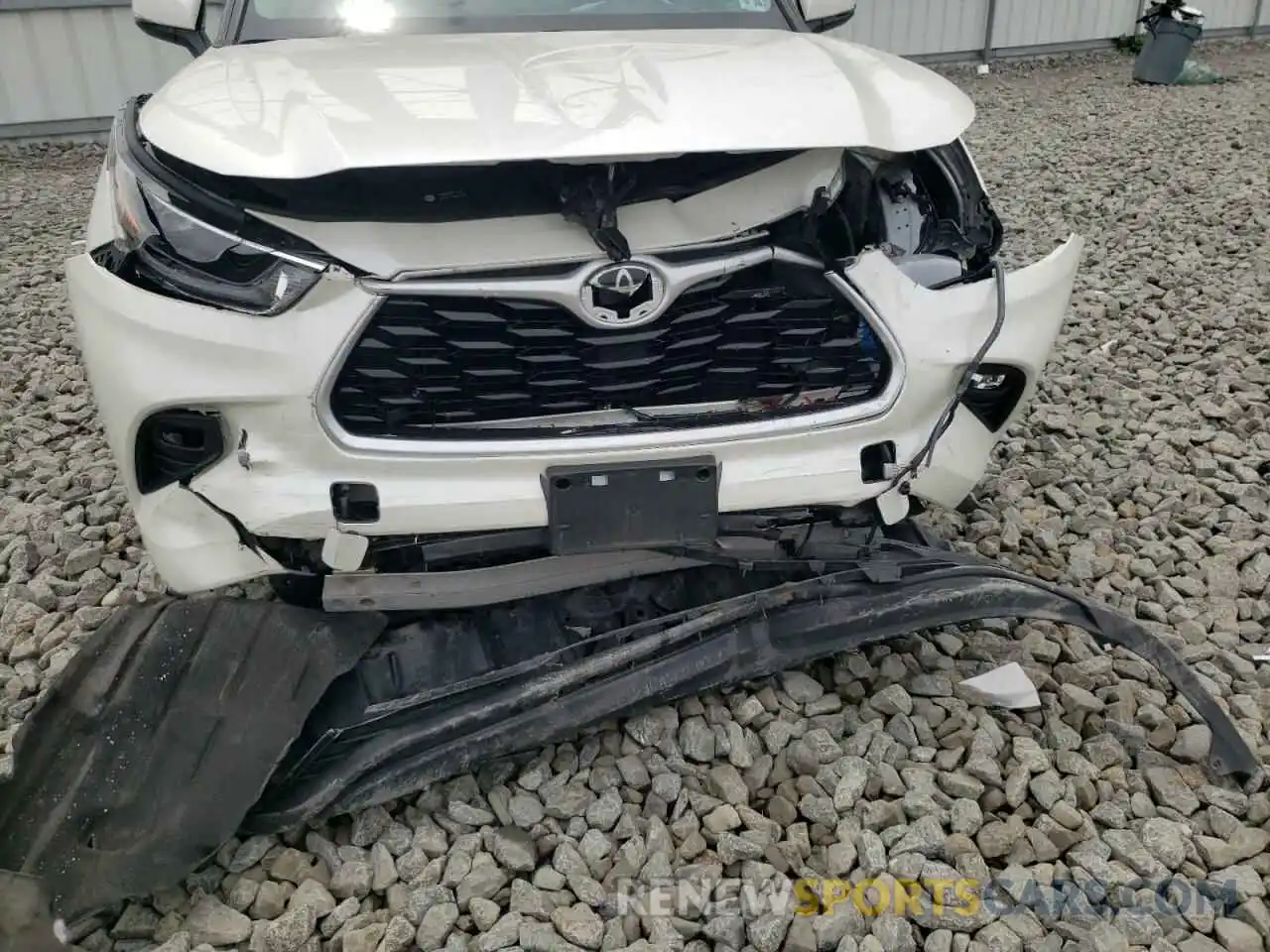 9 Фотография поврежденного автомобиля 5TDGZRBH5MS536229 TOYOTA HIGHLANDER 2021