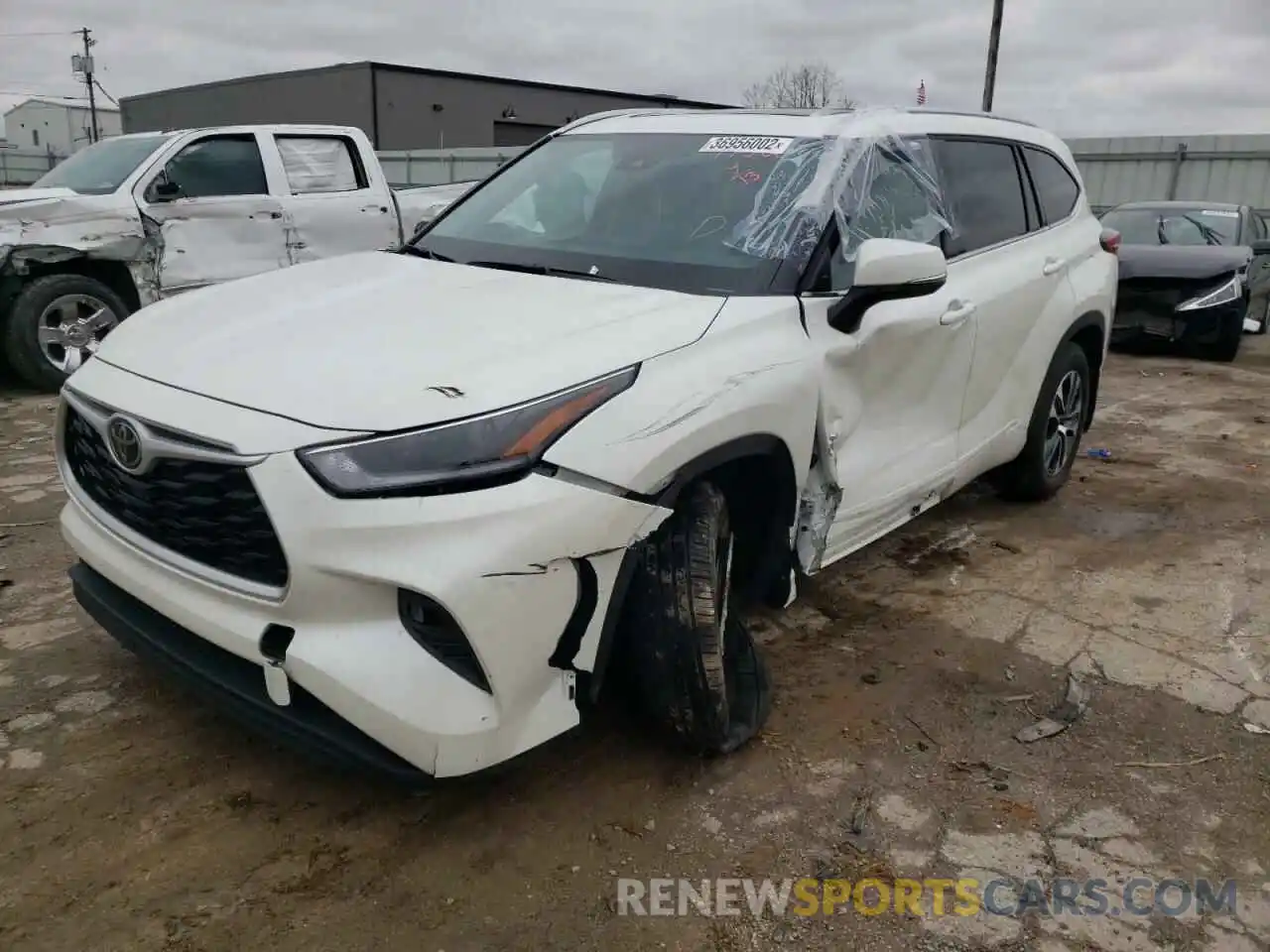 9 Photograph of a damaged car 5TDGZRBH5MS549952 TOYOTA HIGHLANDER 2021