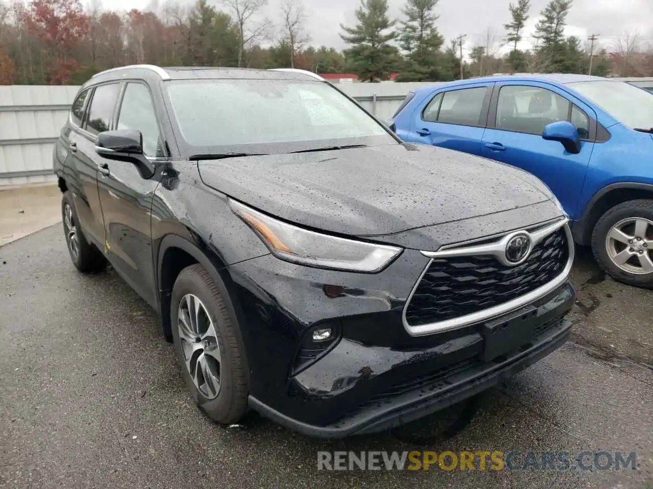 1 Photograph of a damaged car 5TDGZRBH6MS057818 TOYOTA HIGHLANDER 2021