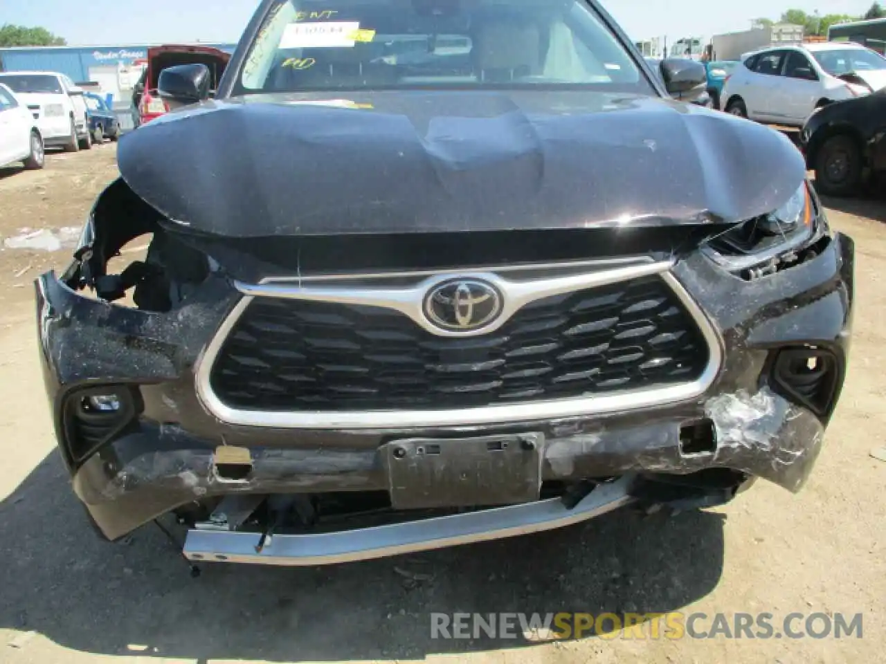 5 Photograph of a damaged car 5TDGZRBH6MS085540 TOYOTA HIGHLANDER 2021