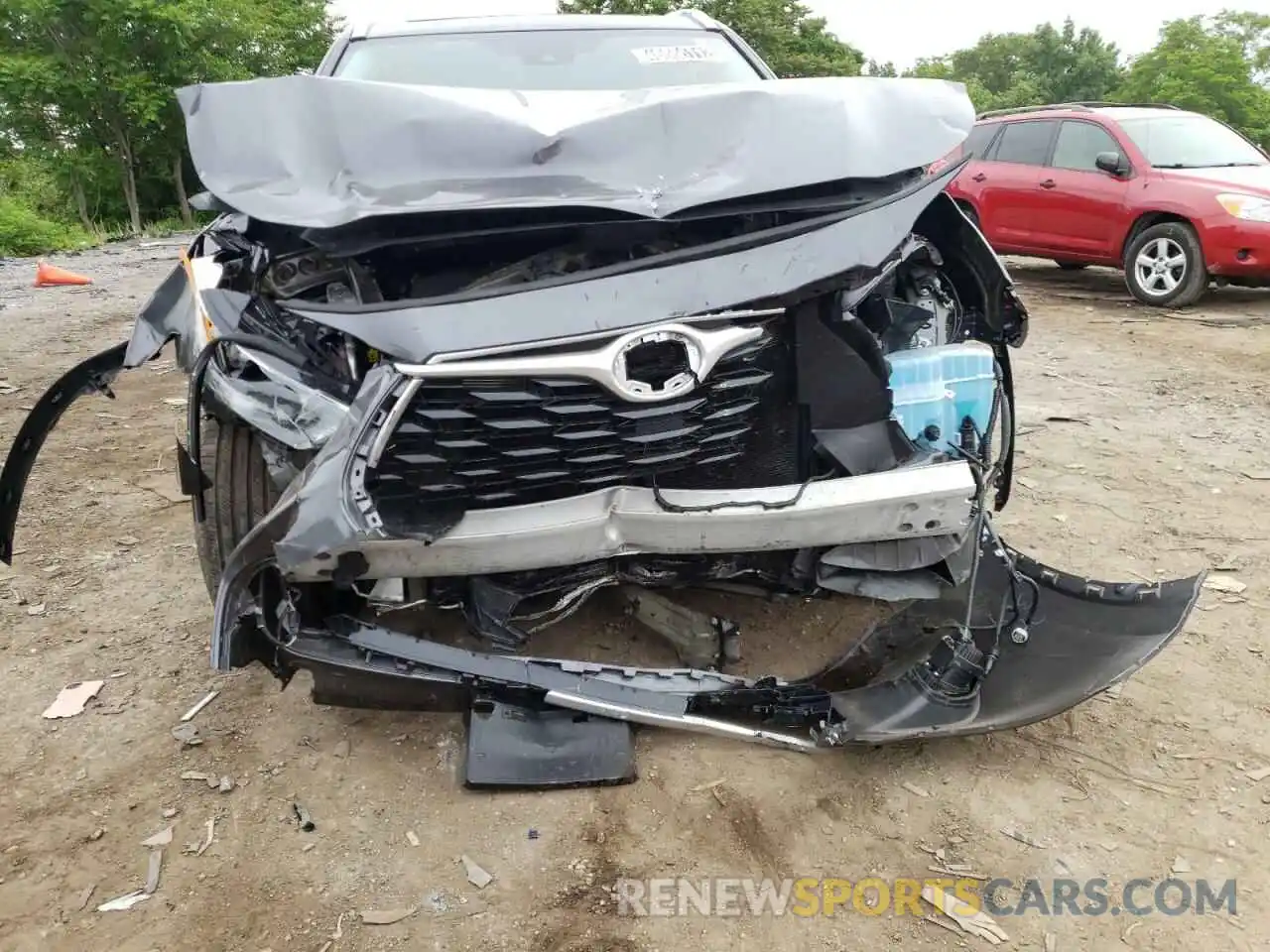 9 Photograph of a damaged car 5TDGZRBH6MS100778 TOYOTA HIGHLANDER 2021