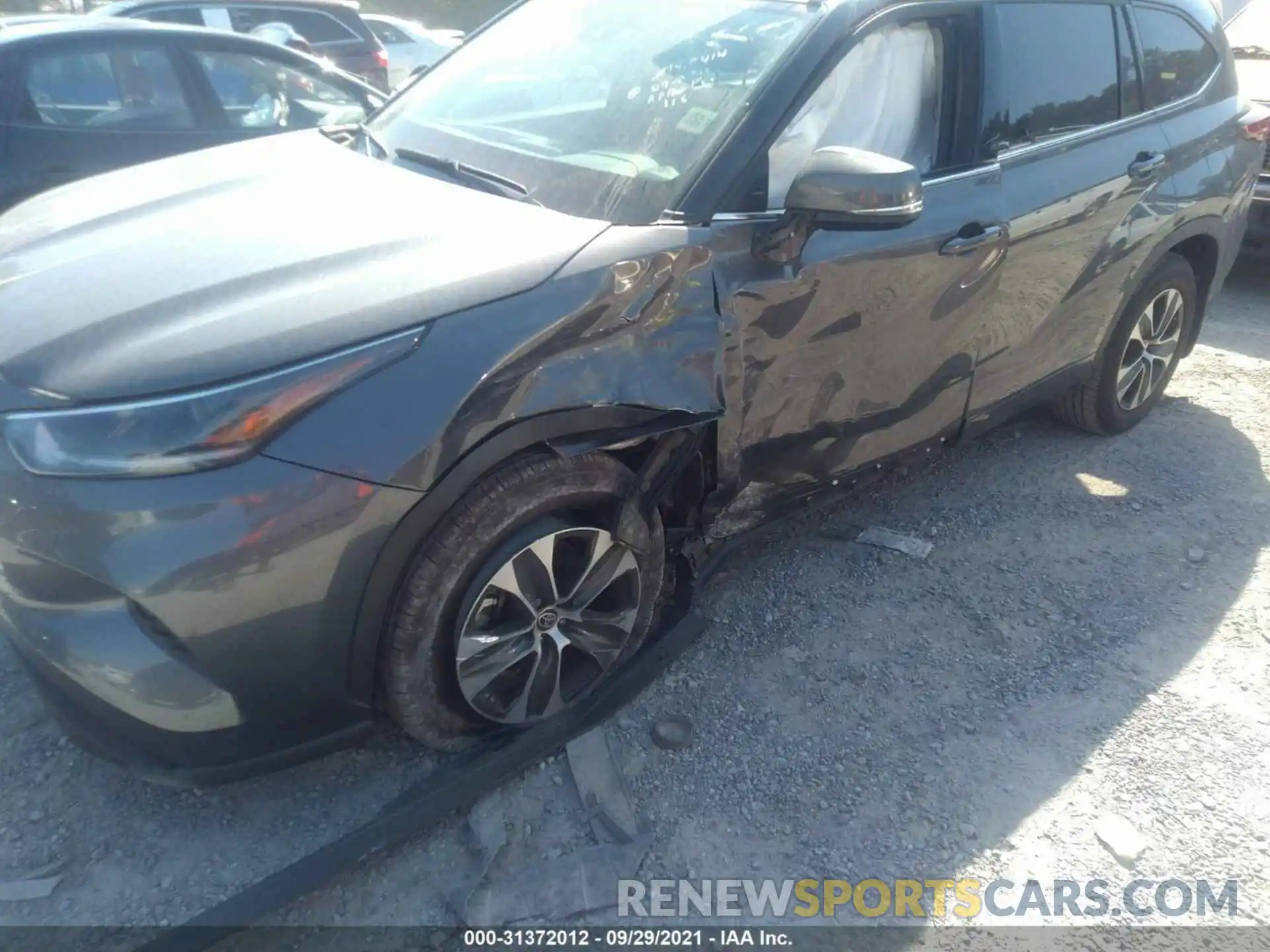 6 Photograph of a damaged car 5TDGZRBH6MS116527 TOYOTA HIGHLANDER 2021