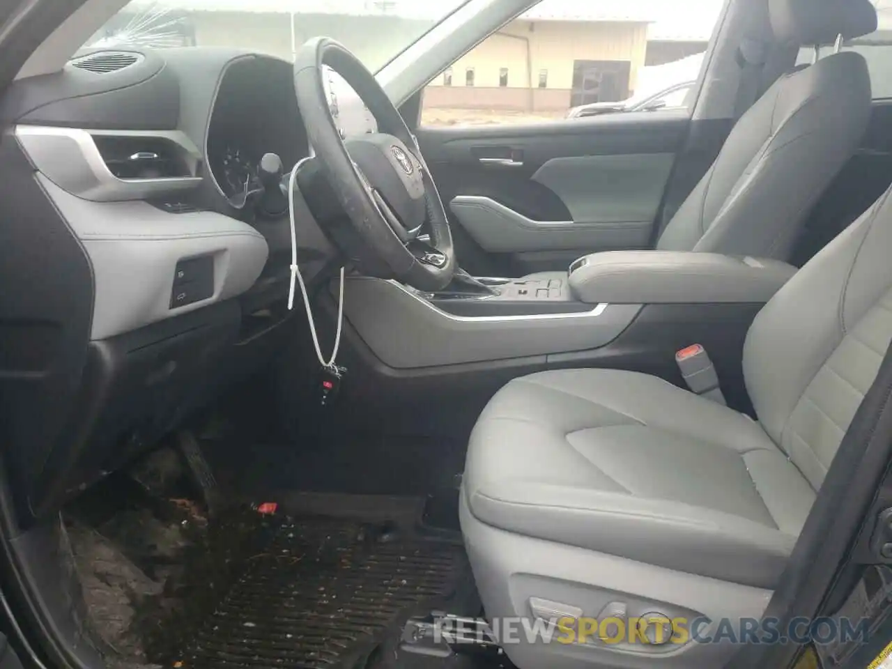 5 Photograph of a damaged car 5TDGZRBH6MS143131 TOYOTA HIGHLANDER 2021