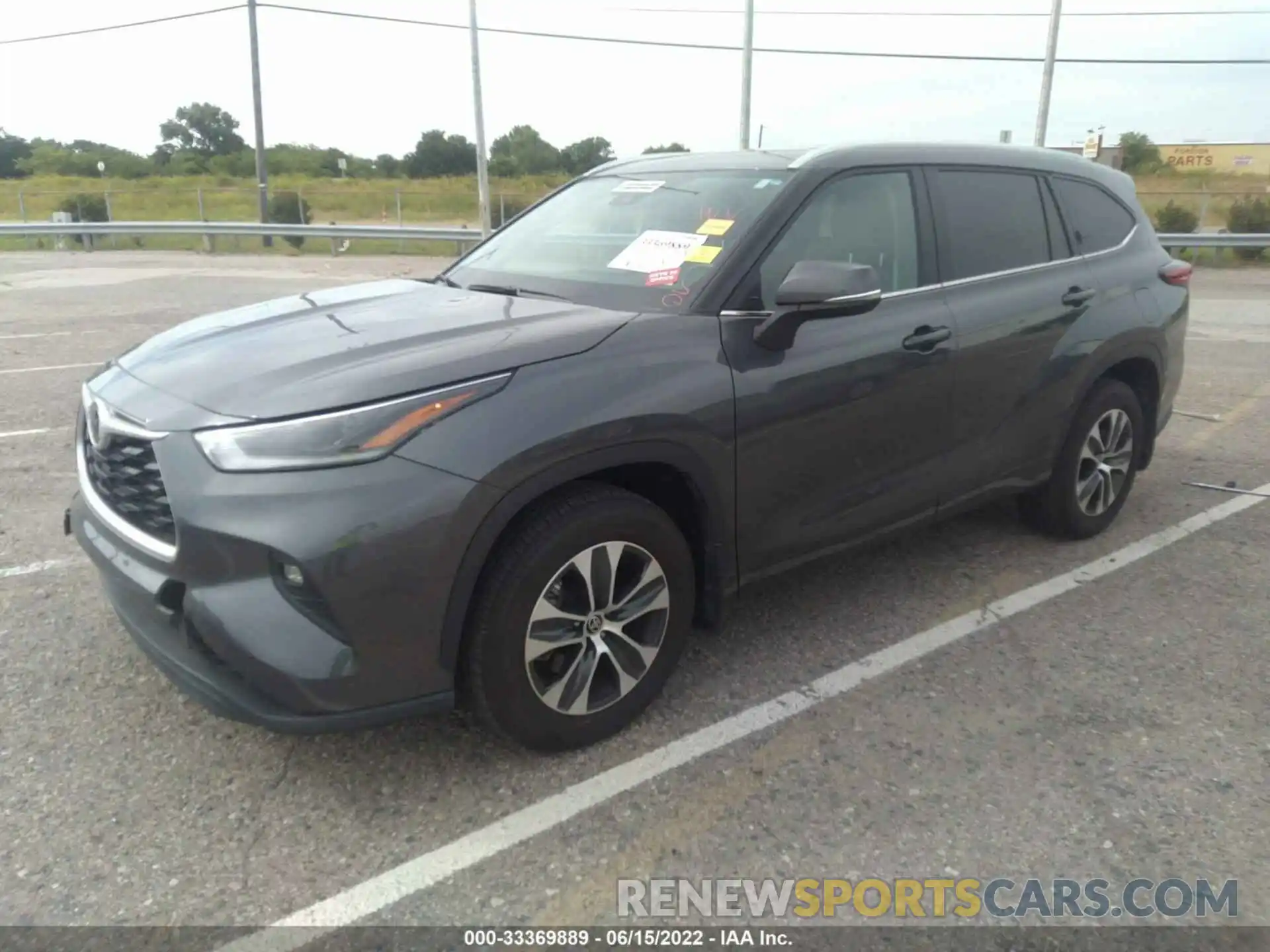 2 Photograph of a damaged car 5TDGZRBH6MS544114 TOYOTA HIGHLANDER 2021