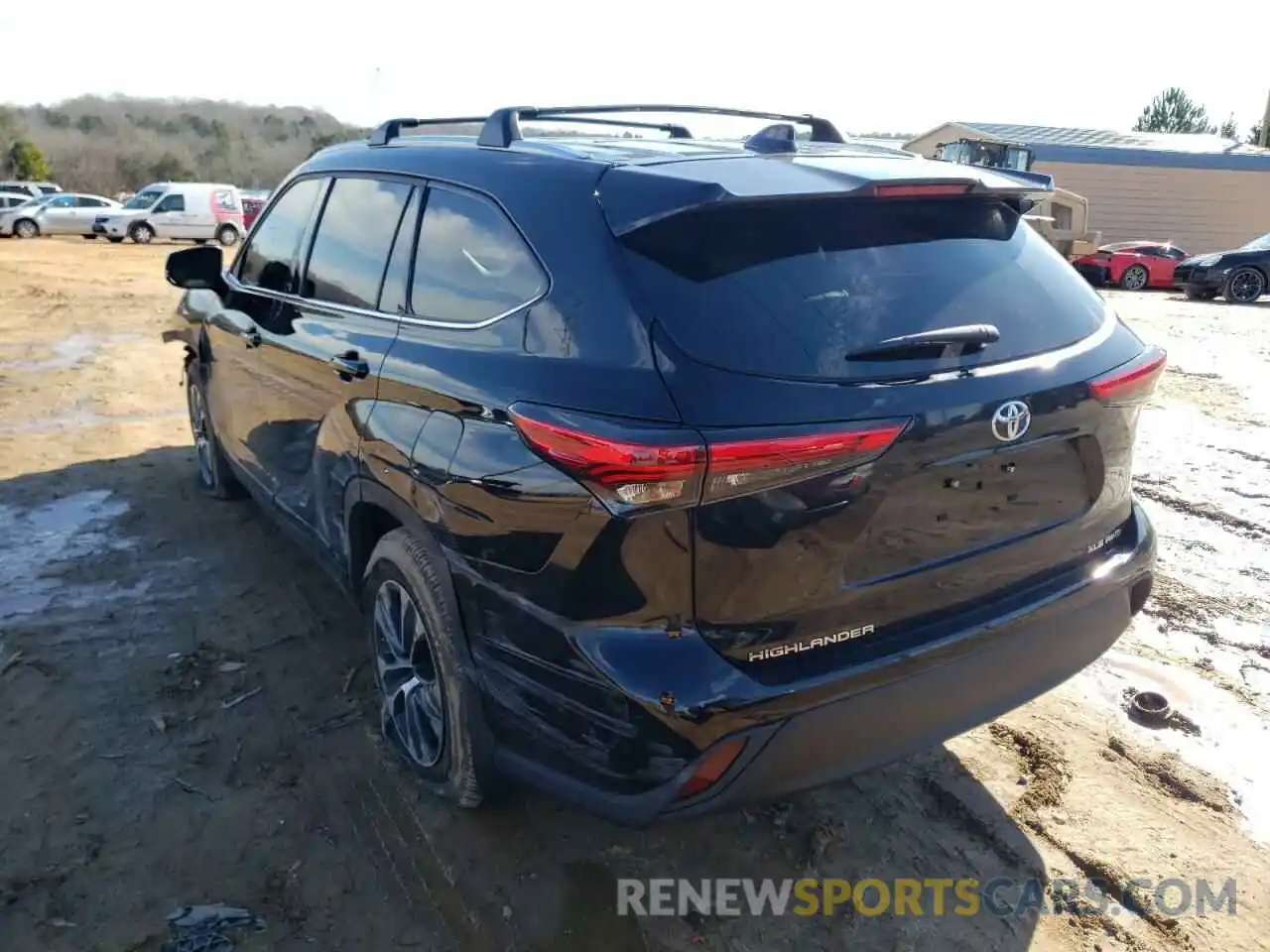 3 Photograph of a damaged car 5TDGZRBH6MS545179 TOYOTA HIGHLANDER 2021