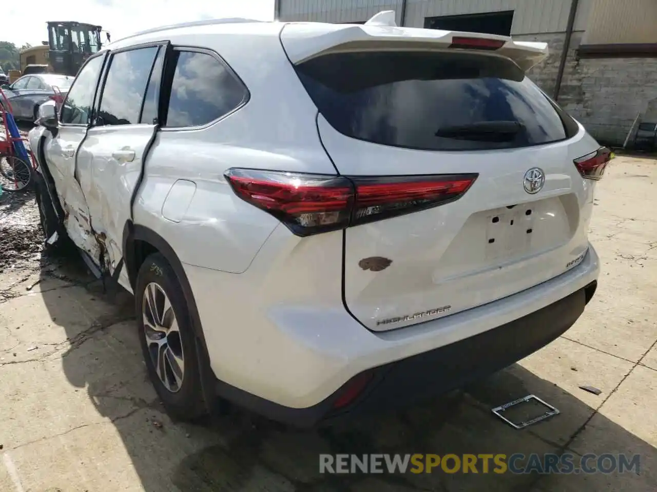 3 Photograph of a damaged car 5TDGZRBH6MS546736 TOYOTA HIGHLANDER 2021