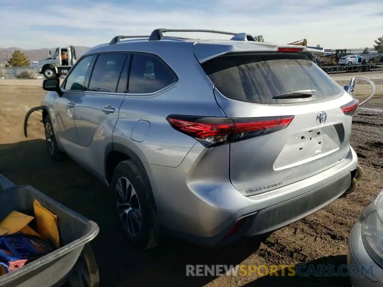 3 Photograph of a damaged car 5TDGZRBH6MS550138 TOYOTA HIGHLANDER 2021