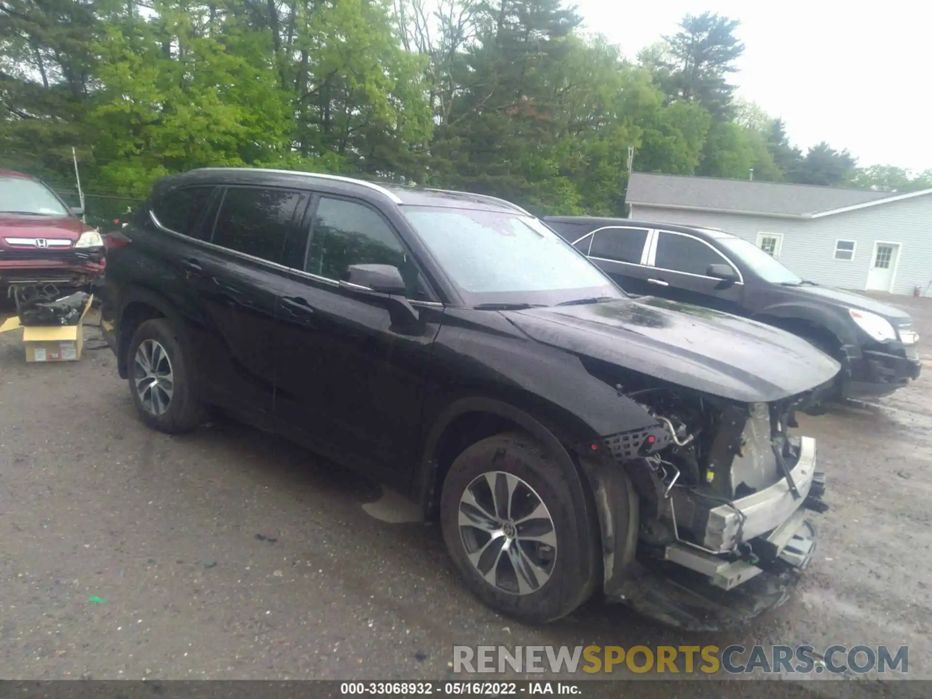 1 Photograph of a damaged car 5TDGZRBH6MS551189 TOYOTA HIGHLANDER 2021