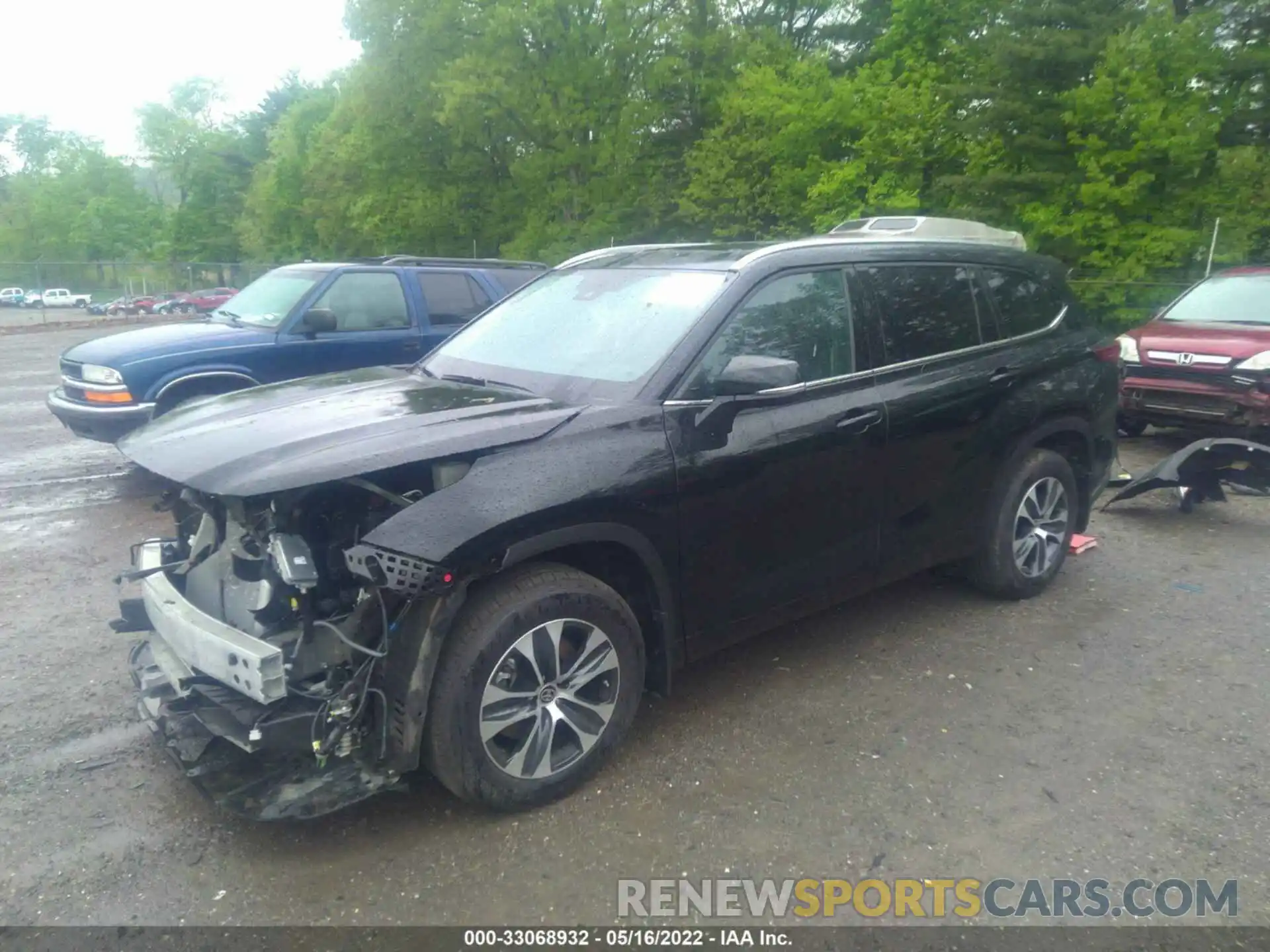 2 Photograph of a damaged car 5TDGZRBH6MS551189 TOYOTA HIGHLANDER 2021