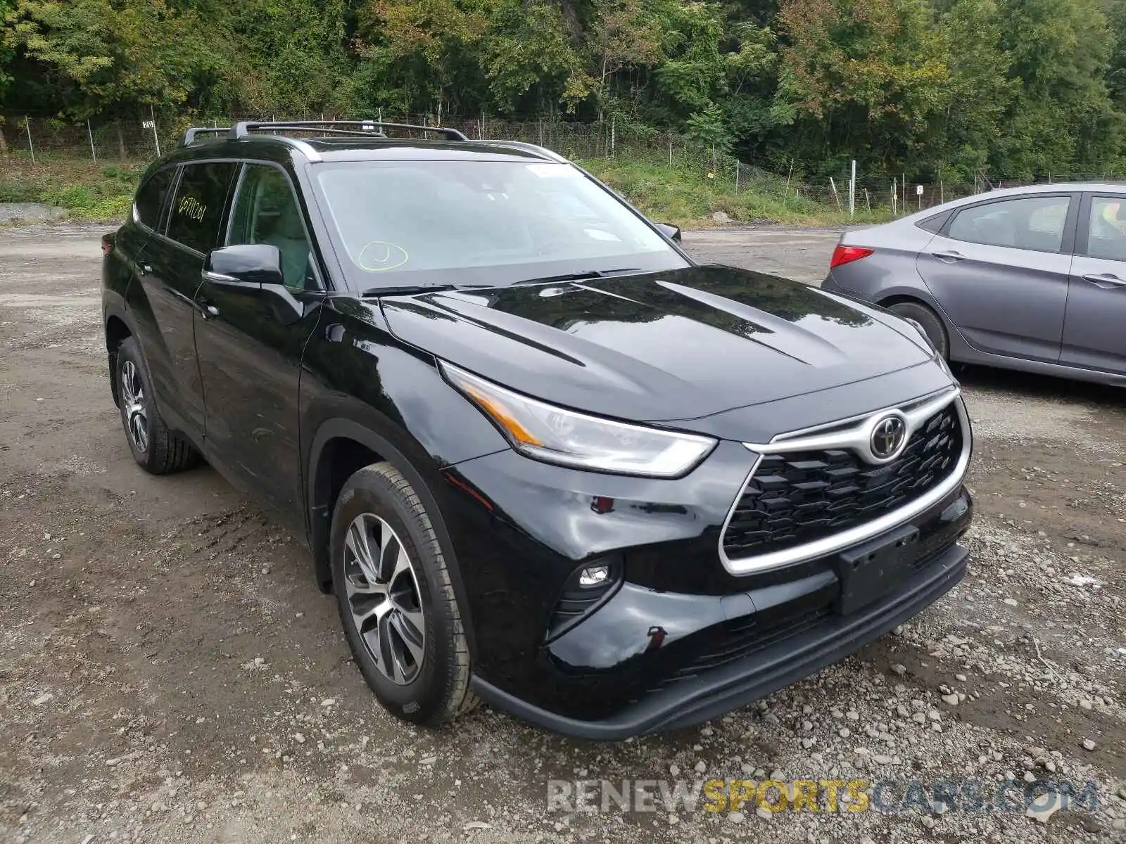 1 Photograph of a damaged car 5TDGZRBH6MS553475 TOYOTA HIGHLANDER 2021