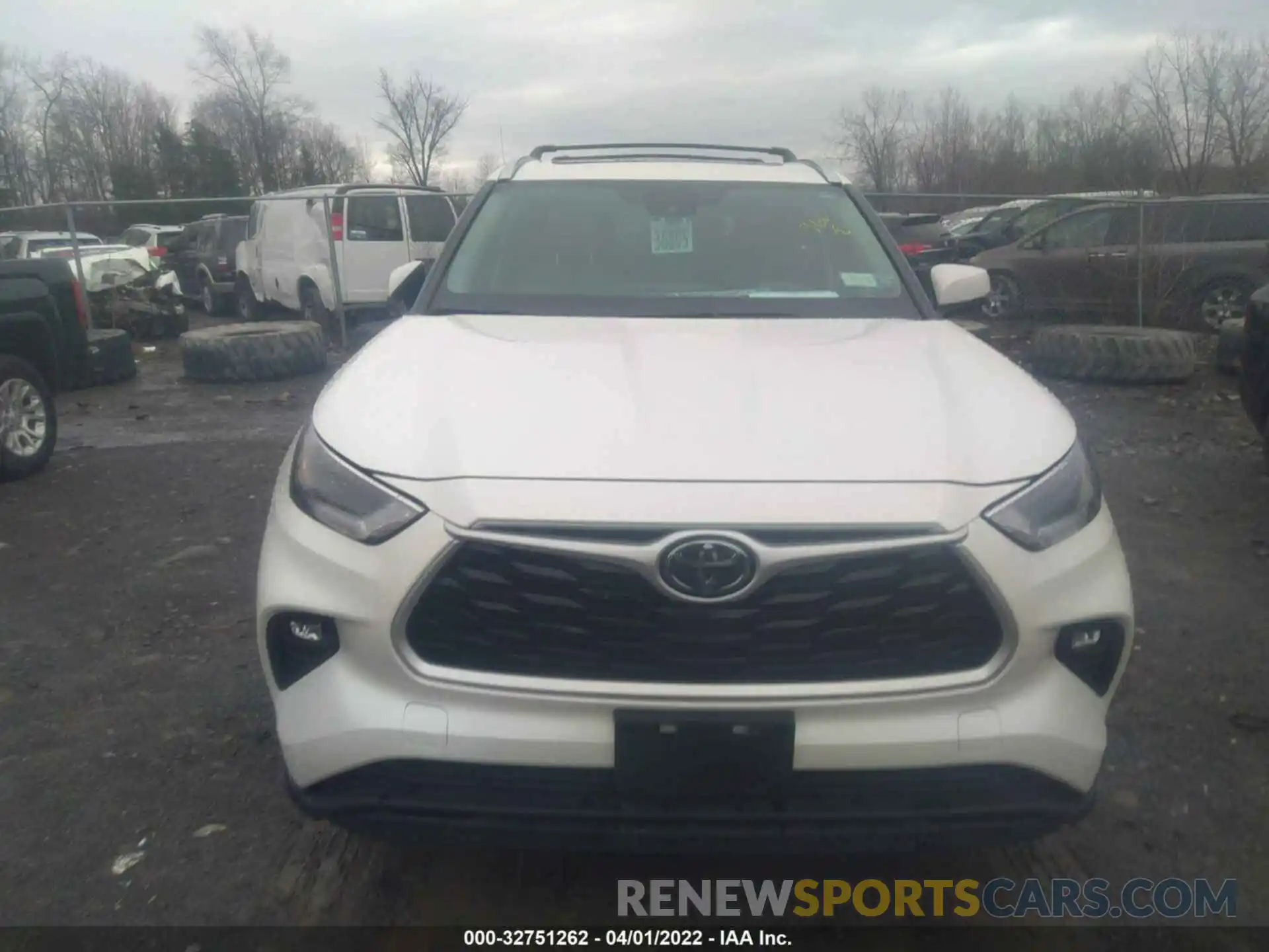 6 Photograph of a damaged car 5TDGZRBH7MS065393 TOYOTA HIGHLANDER 2021