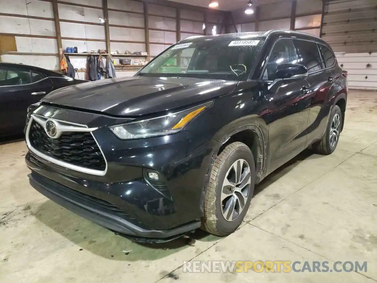 2 Photograph of a damaged car 5TDGZRBH7MS068276 TOYOTA HIGHLANDER 2021