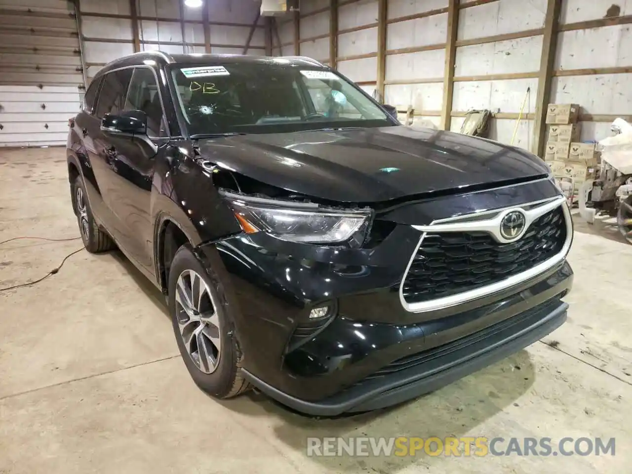 9 Photograph of a damaged car 5TDGZRBH7MS068276 TOYOTA HIGHLANDER 2021