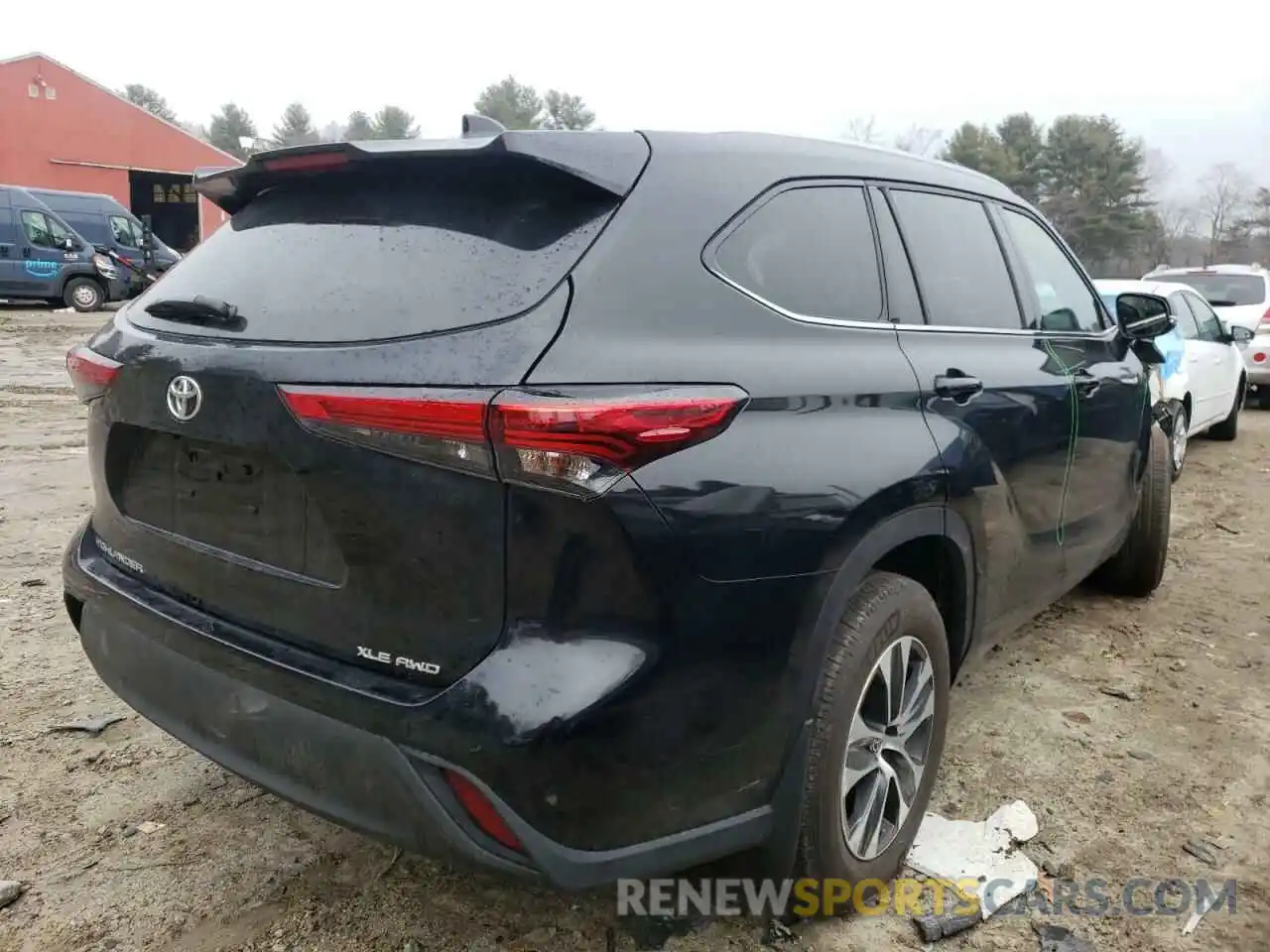 4 Photograph of a damaged car 5TDGZRBH7MS074434 TOYOTA HIGHLANDER 2021