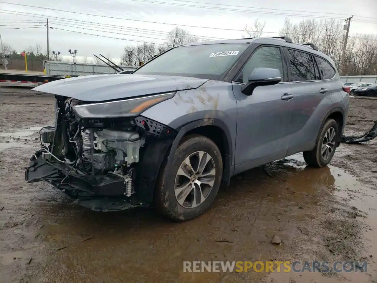 2 Photograph of a damaged car 5TDGZRBH7MS076197 TOYOTA HIGHLANDER 2021