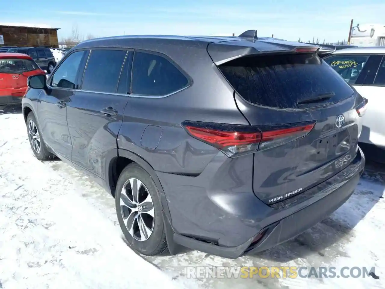 3 Photograph of a damaged car 5TDGZRBH7MS112874 TOYOTA HIGHLANDER 2021