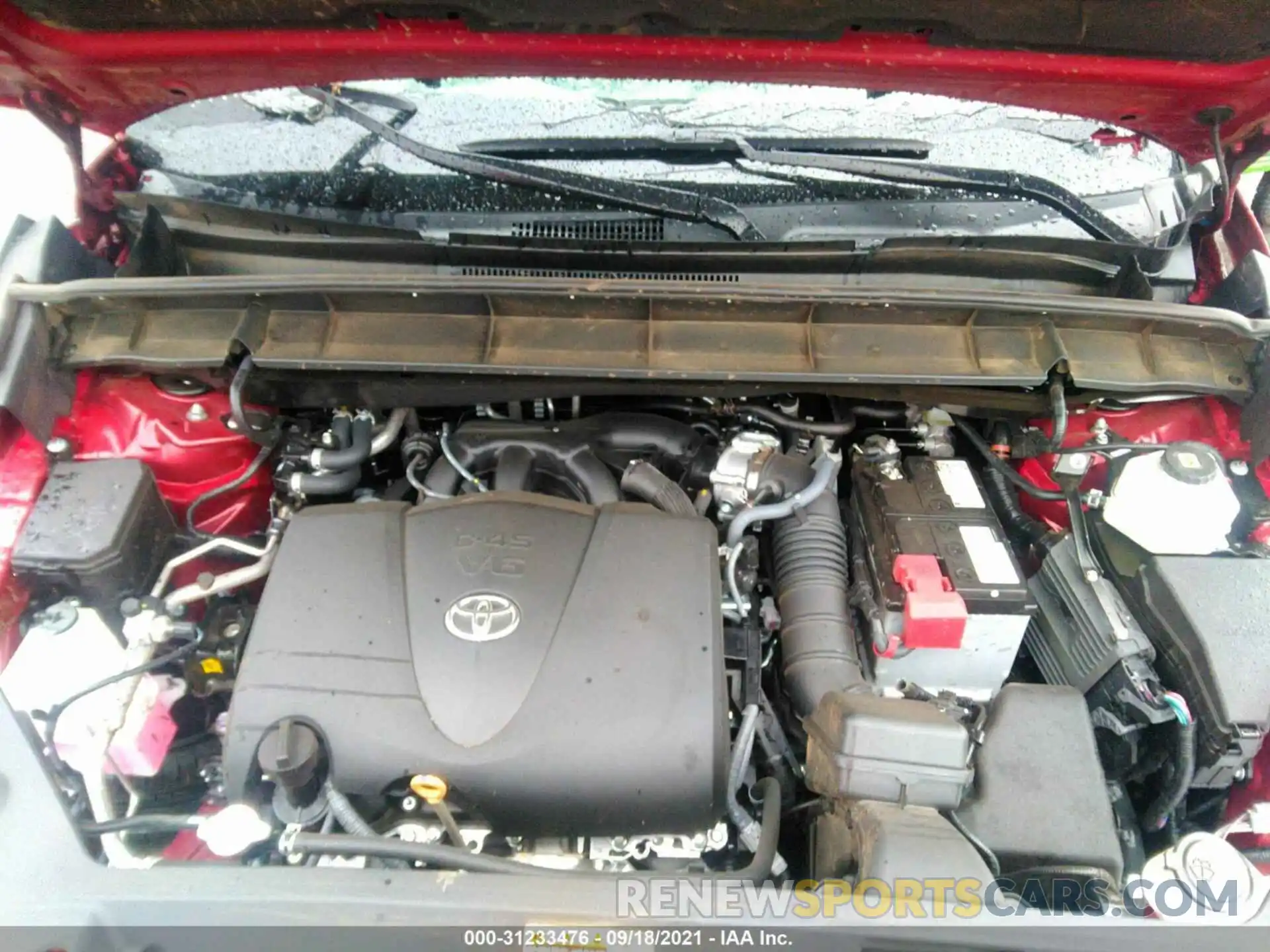 10 Фотография поврежденного автомобиля 5TDGZRBH7MS122272 TOYOTA HIGHLANDER 2021