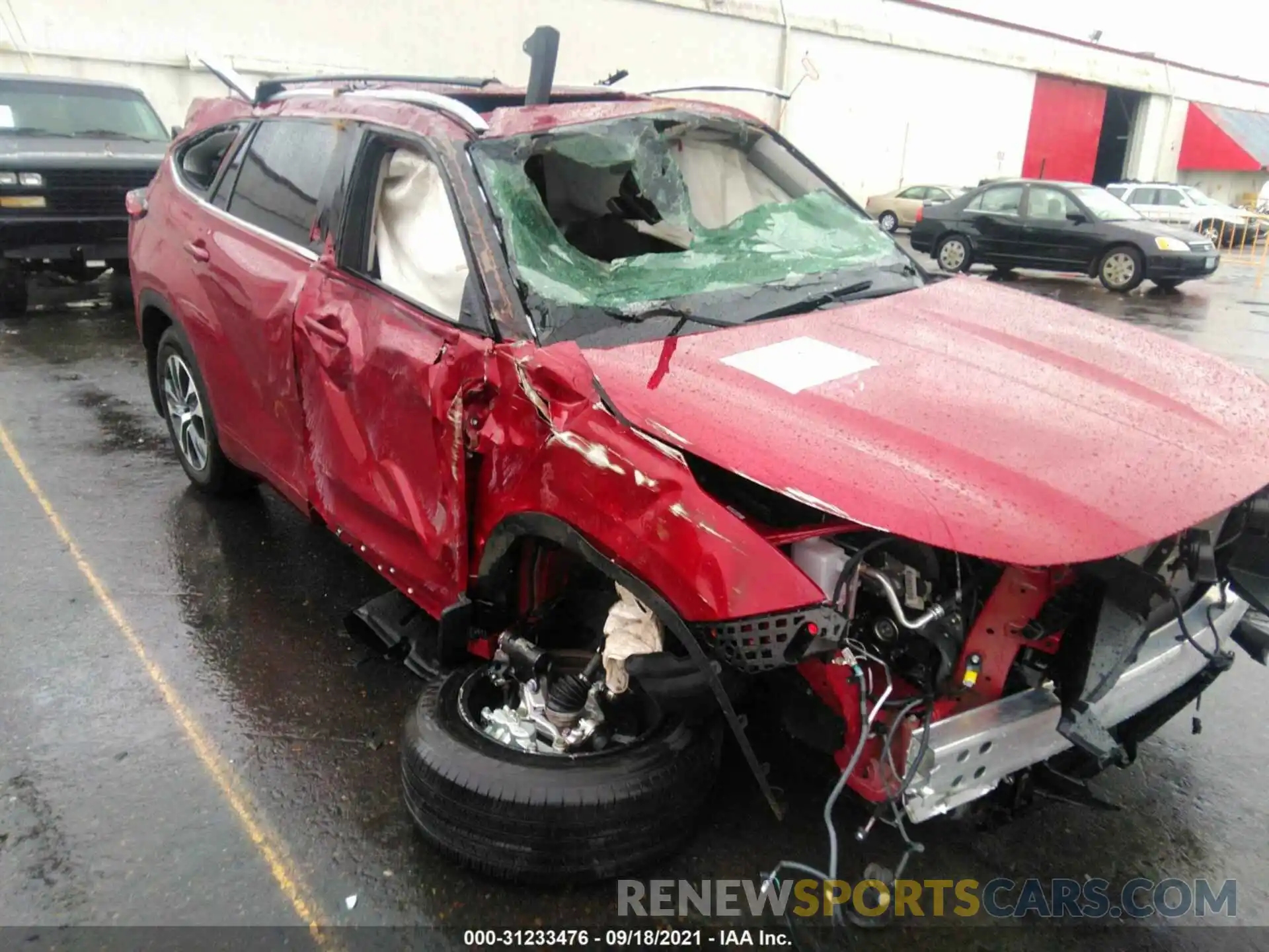 6 Photograph of a damaged car 5TDGZRBH7MS122272 TOYOTA HIGHLANDER 2021