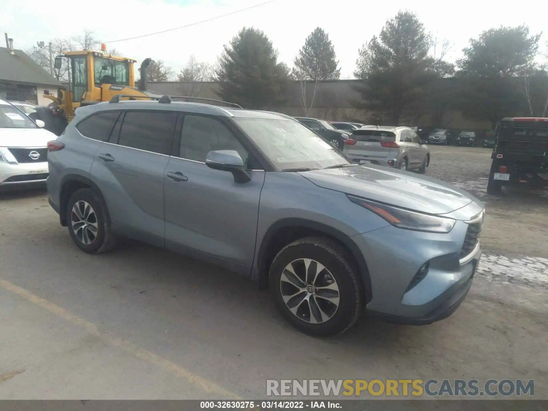 1 Photograph of a damaged car 5TDGZRBH7MS153604 TOYOTA HIGHLANDER 2021