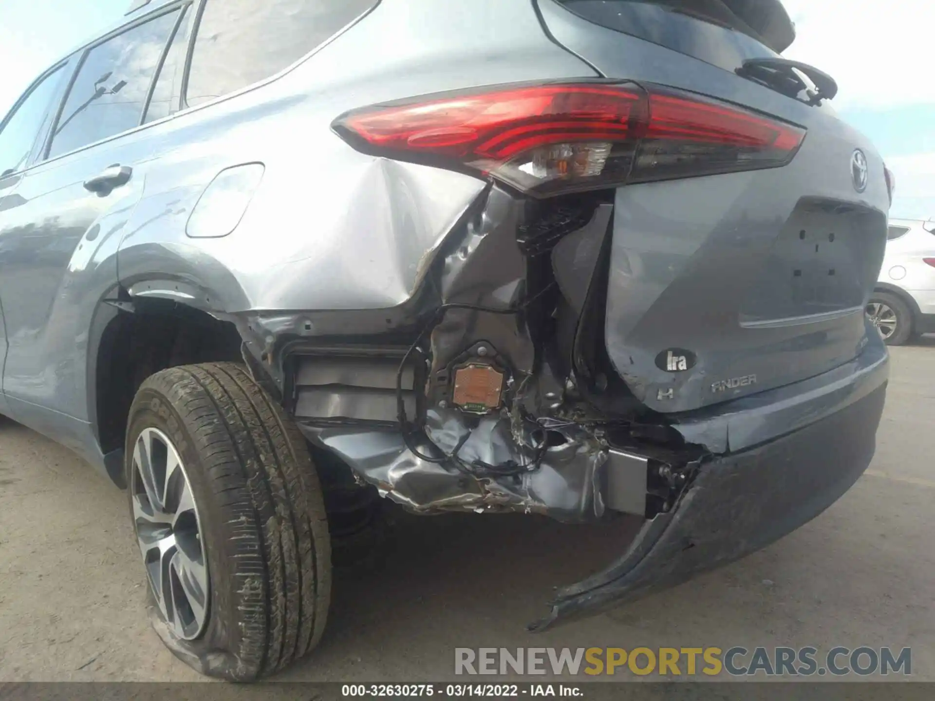 6 Photograph of a damaged car 5TDGZRBH7MS153604 TOYOTA HIGHLANDER 2021