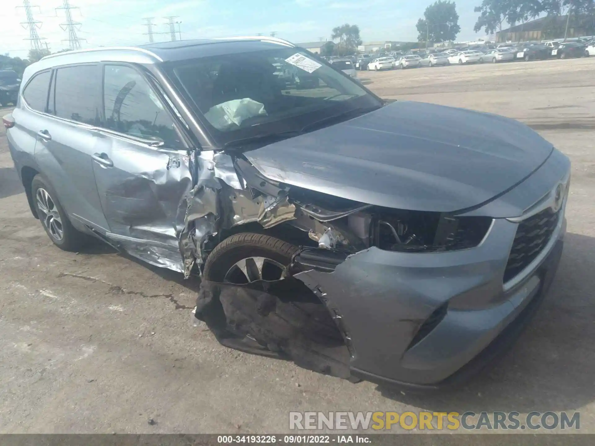 6 Photograph of a damaged car 5TDGZRBH7MS155935 TOYOTA HIGHLANDER 2021