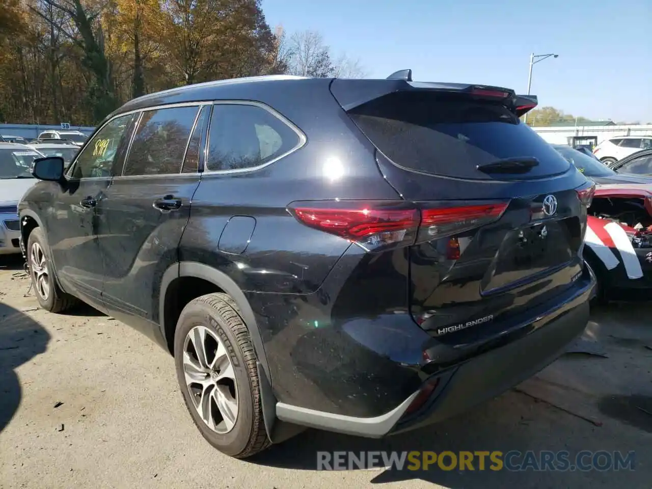 3 Photograph of a damaged car 5TDGZRBH7MS531324 TOYOTA HIGHLANDER 2021