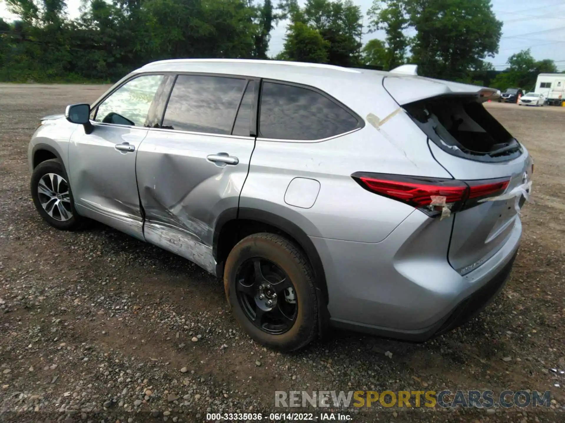 3 Photograph of a damaged car 5TDGZRBH7MS532280 TOYOTA HIGHLANDER 2021