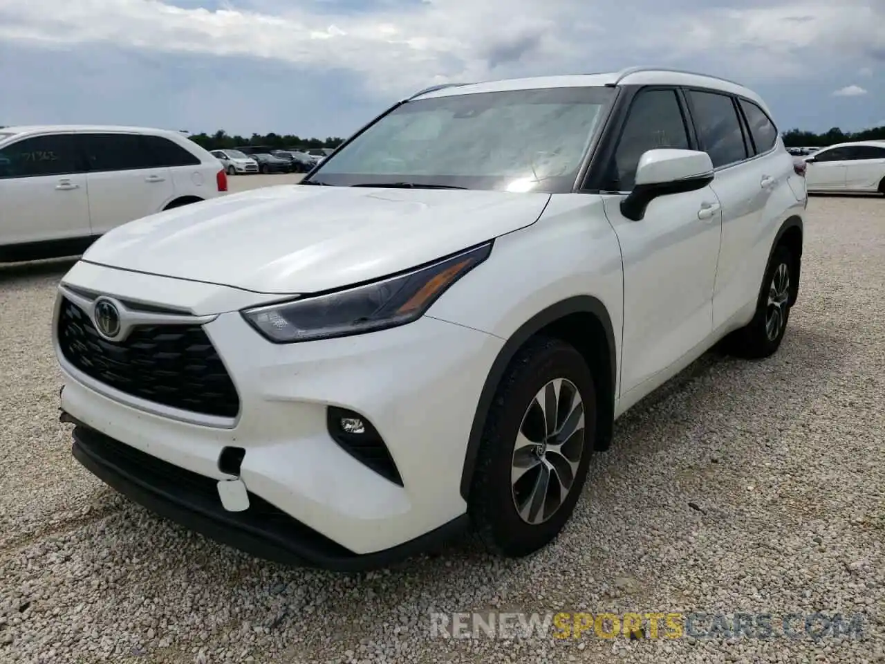 2 Photograph of a damaged car 5TDGZRBH7MS539410 TOYOTA HIGHLANDER 2021