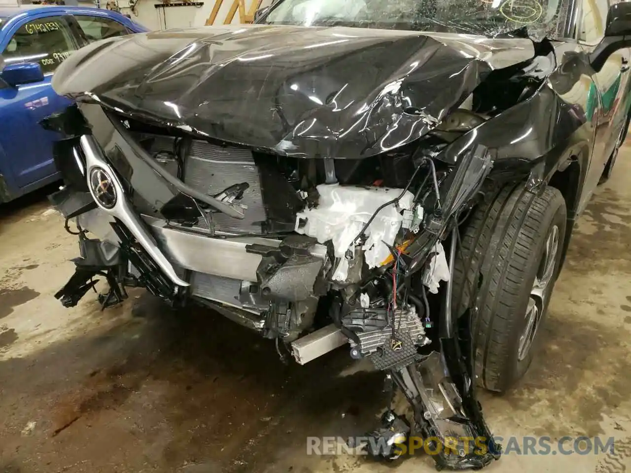 9 Photograph of a damaged car 5TDGZRBH7MS558264 TOYOTA HIGHLANDER 2021