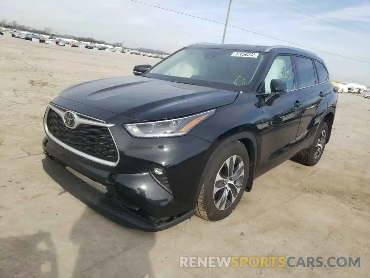 2 Photograph of a damaged car 5TDGZRBH7MS559396 TOYOTA HIGHLANDER 2021