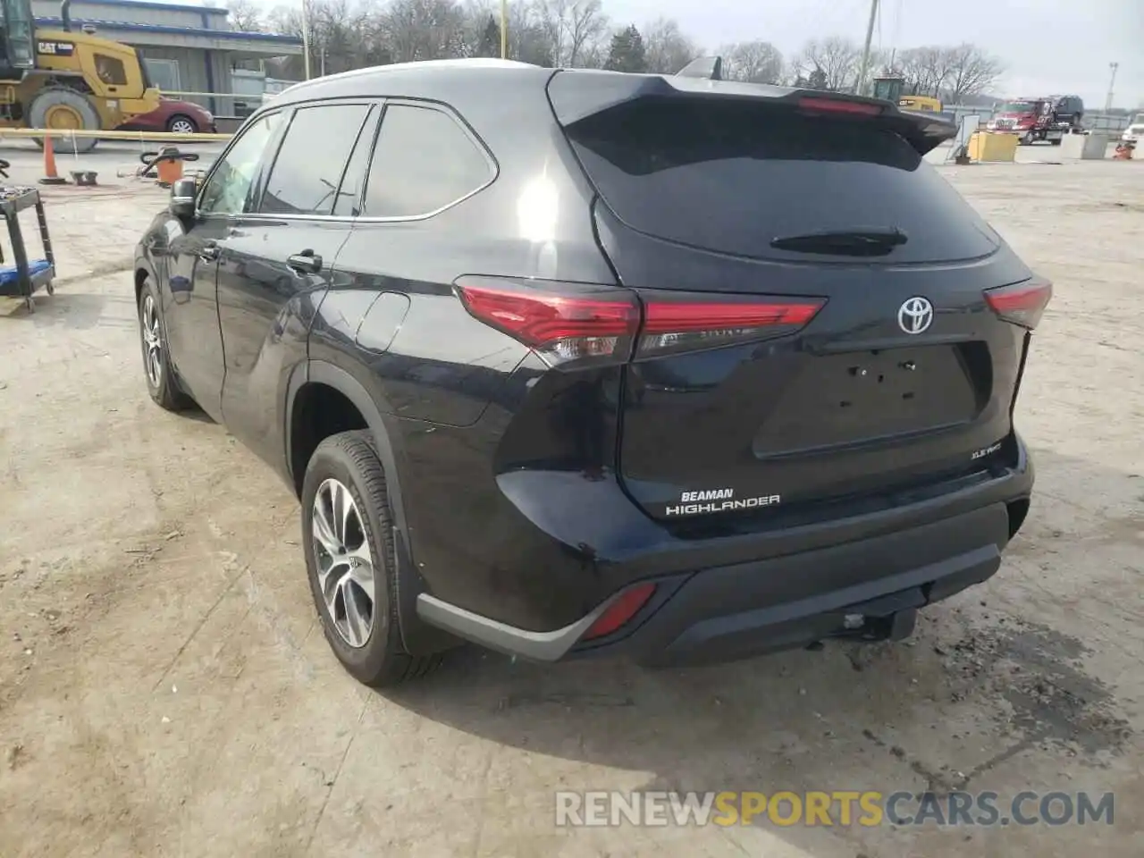 3 Photograph of a damaged car 5TDGZRBH7MS559396 TOYOTA HIGHLANDER 2021