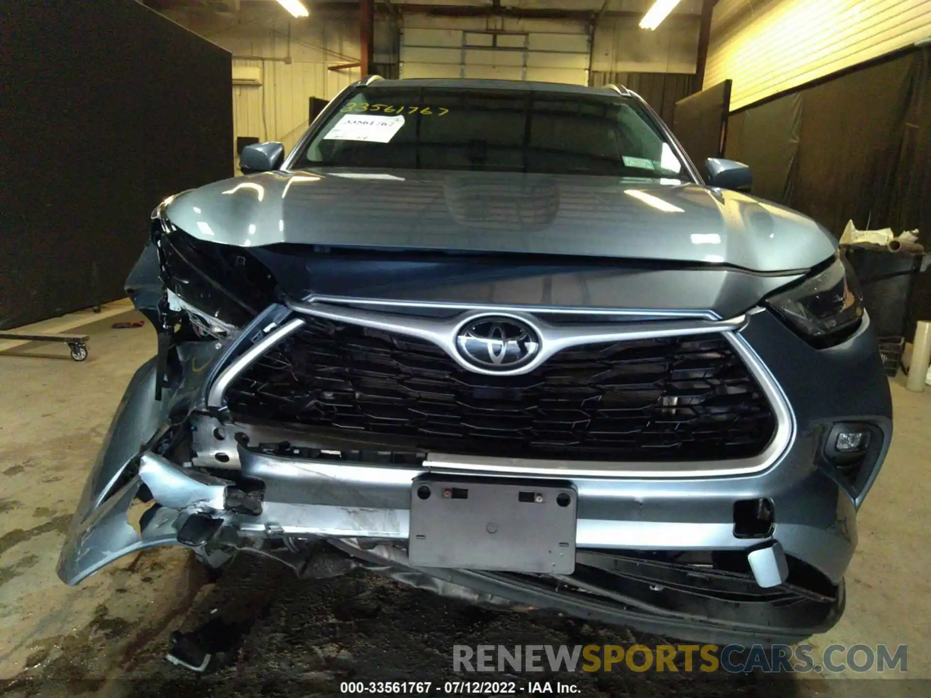 6 Photograph of a damaged car 5TDGZRBH8MS133300 TOYOTA HIGHLANDER 2021