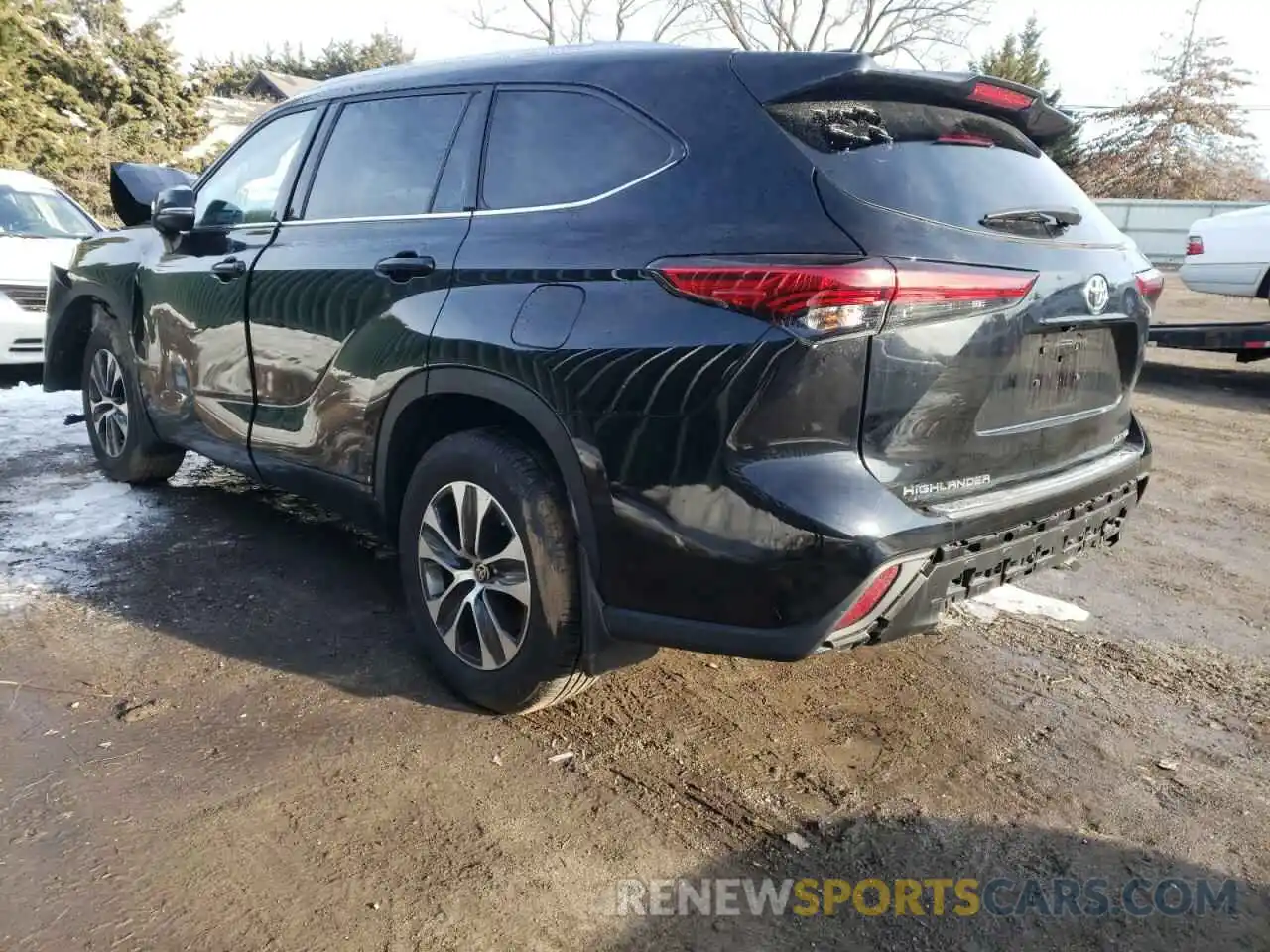 3 Photograph of a damaged car 5TDGZRBH8MS524320 TOYOTA HIGHLANDER 2021