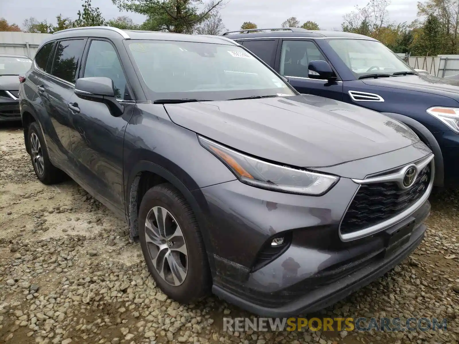 1 Photograph of a damaged car 5TDGZRBH8MS539562 TOYOTA HIGHLANDER 2021