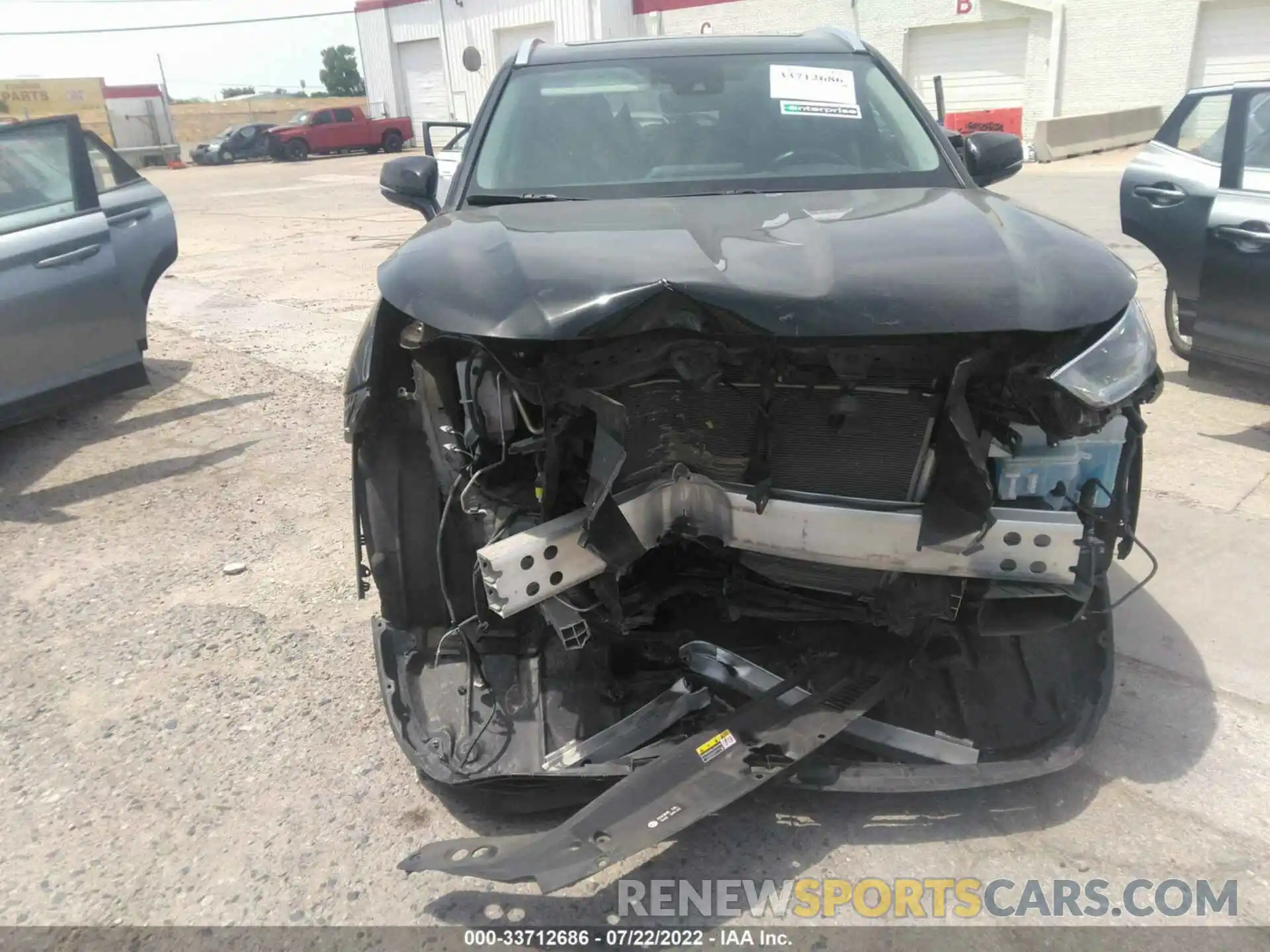 6 Photograph of a damaged car 5TDGZRBH8MS549105 TOYOTA HIGHLANDER 2021