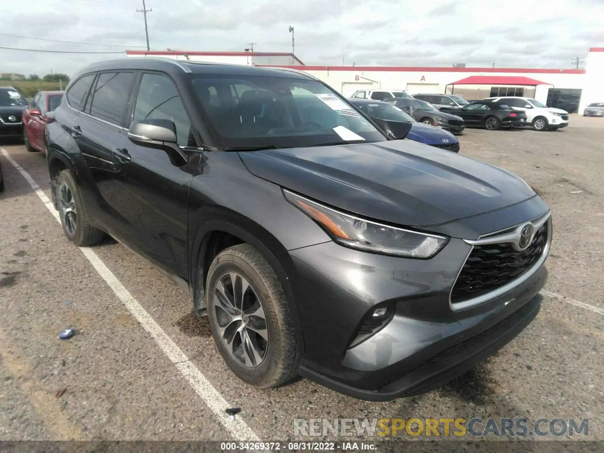 1 Photograph of a damaged car 5TDGZRBH9MS066397 TOYOTA HIGHLANDER 2021