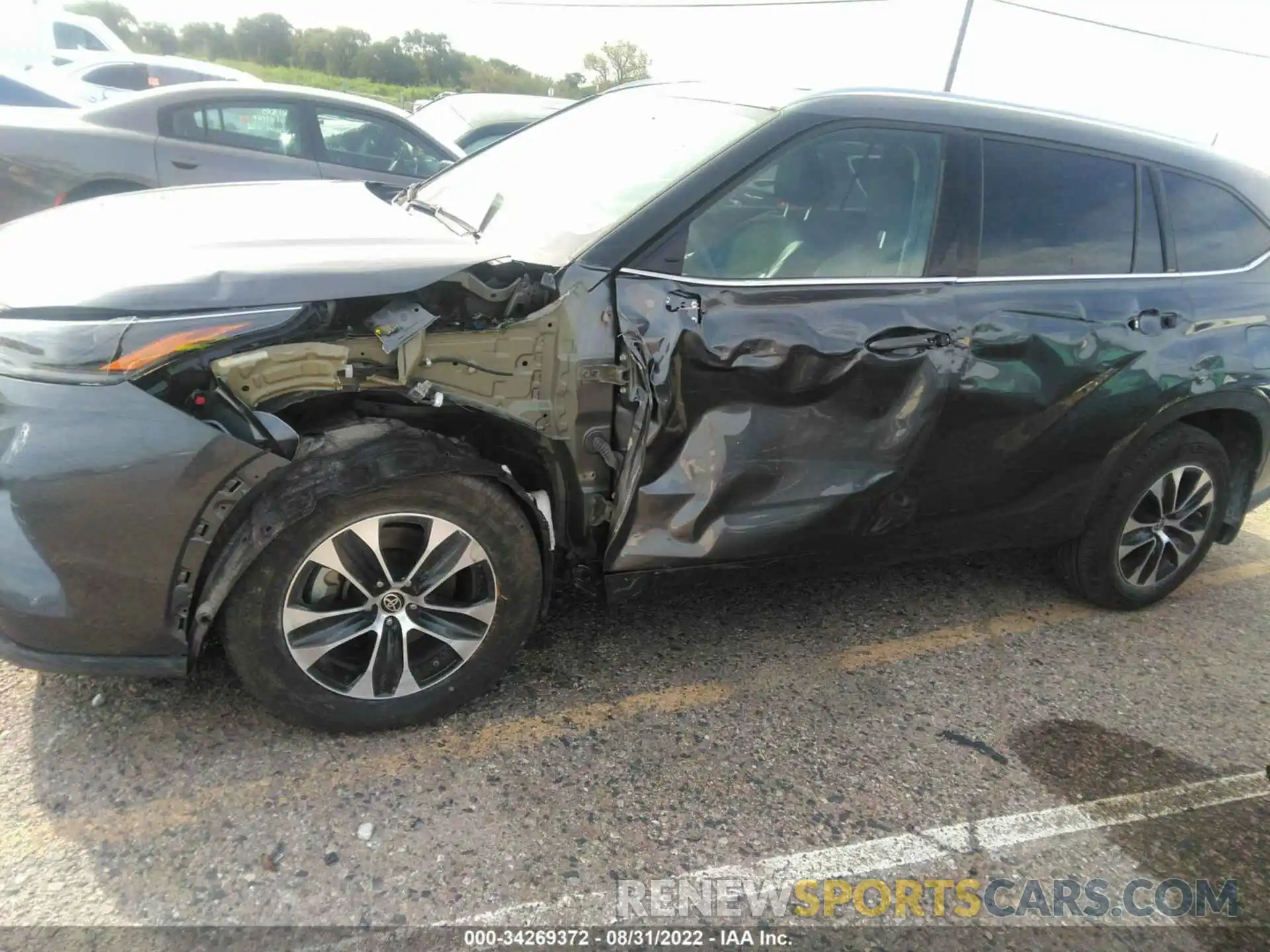 6 Photograph of a damaged car 5TDGZRBH9MS066397 TOYOTA HIGHLANDER 2021