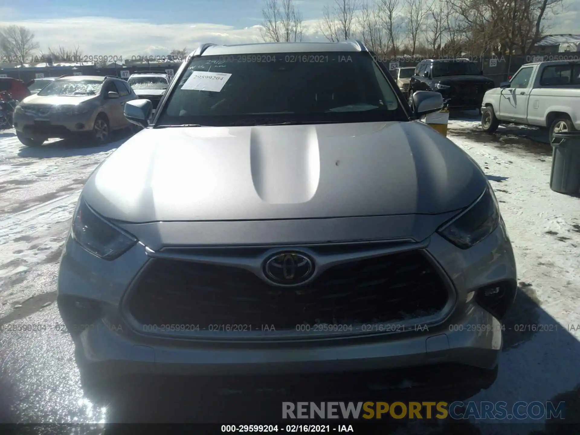 6 Photograph of a damaged car 5TDGZRBH9MS073107 TOYOTA HIGHLANDER 2021