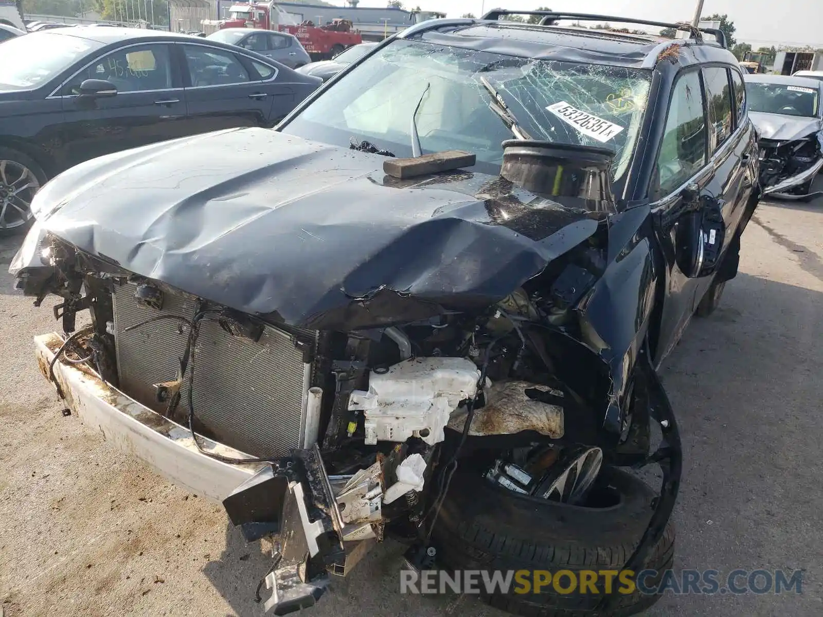 9 Photograph of a damaged car 5TDGZRBH9MS549839 TOYOTA HIGHLANDER 2021