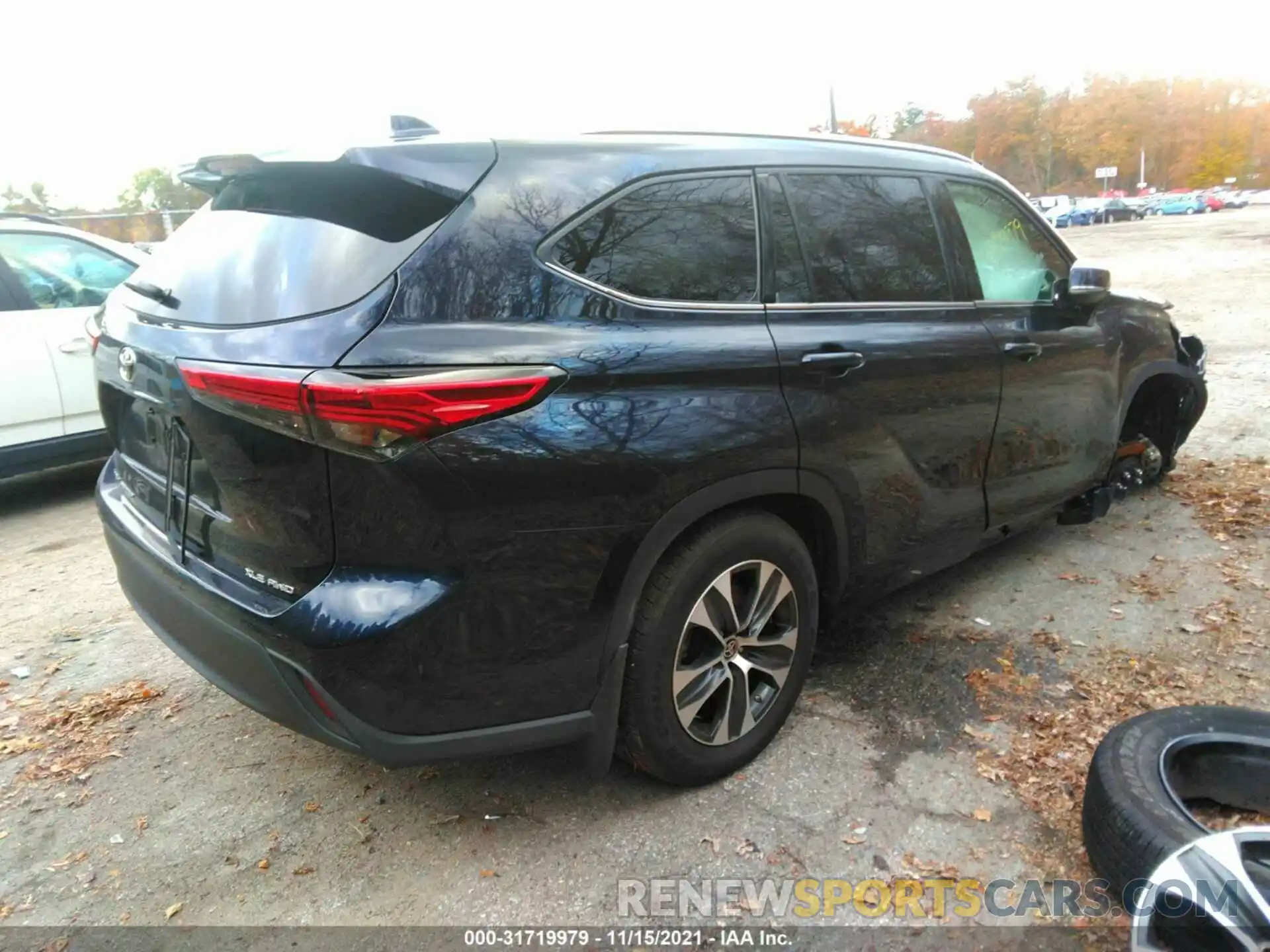 4 Фотография поврежденного автомобиля 5TDGZRBHXMS061533 TOYOTA HIGHLANDER 2021