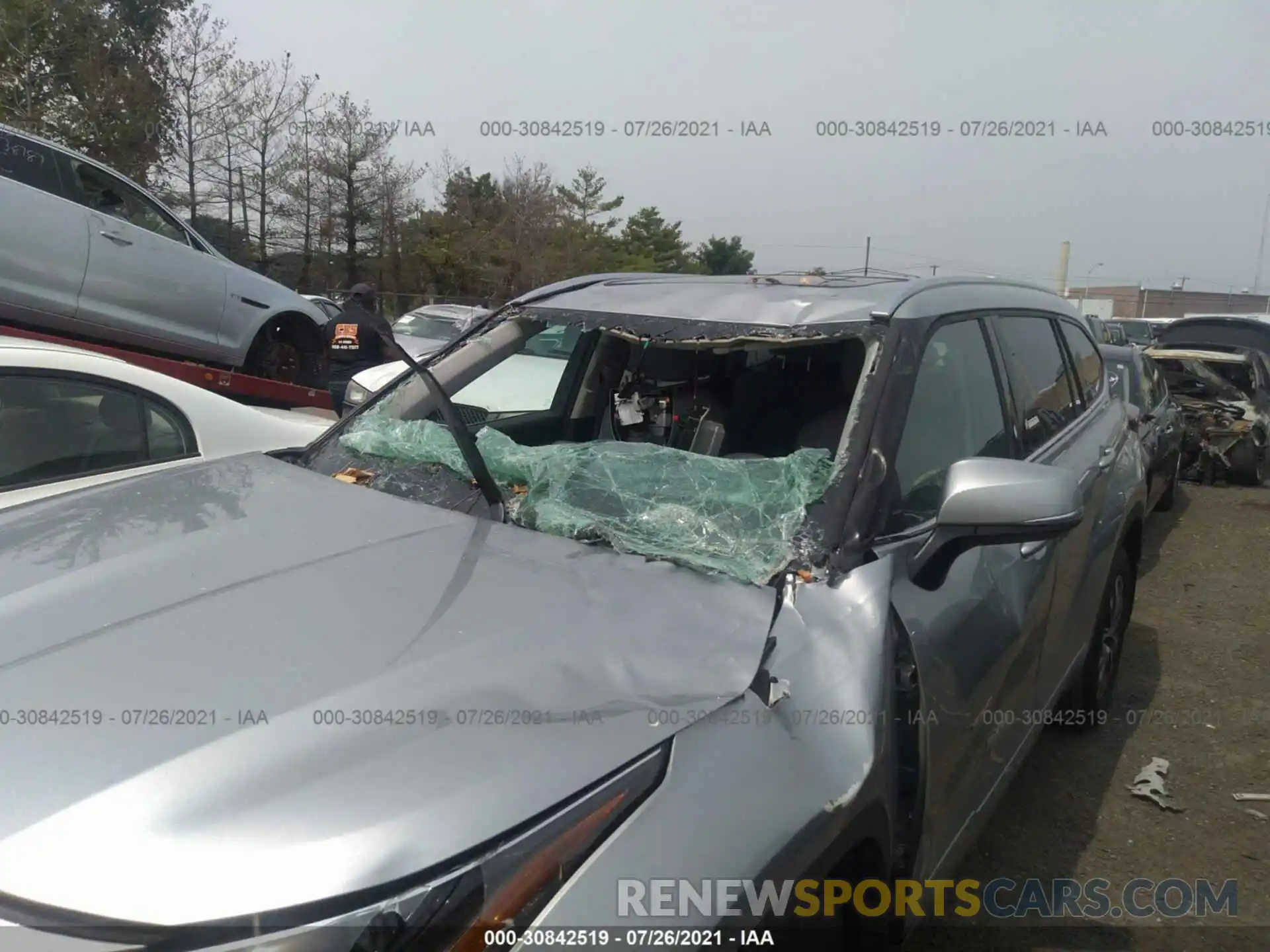 6 Photograph of a damaged car 5TDGZRBHXMS069504 TOYOTA HIGHLANDER 2021