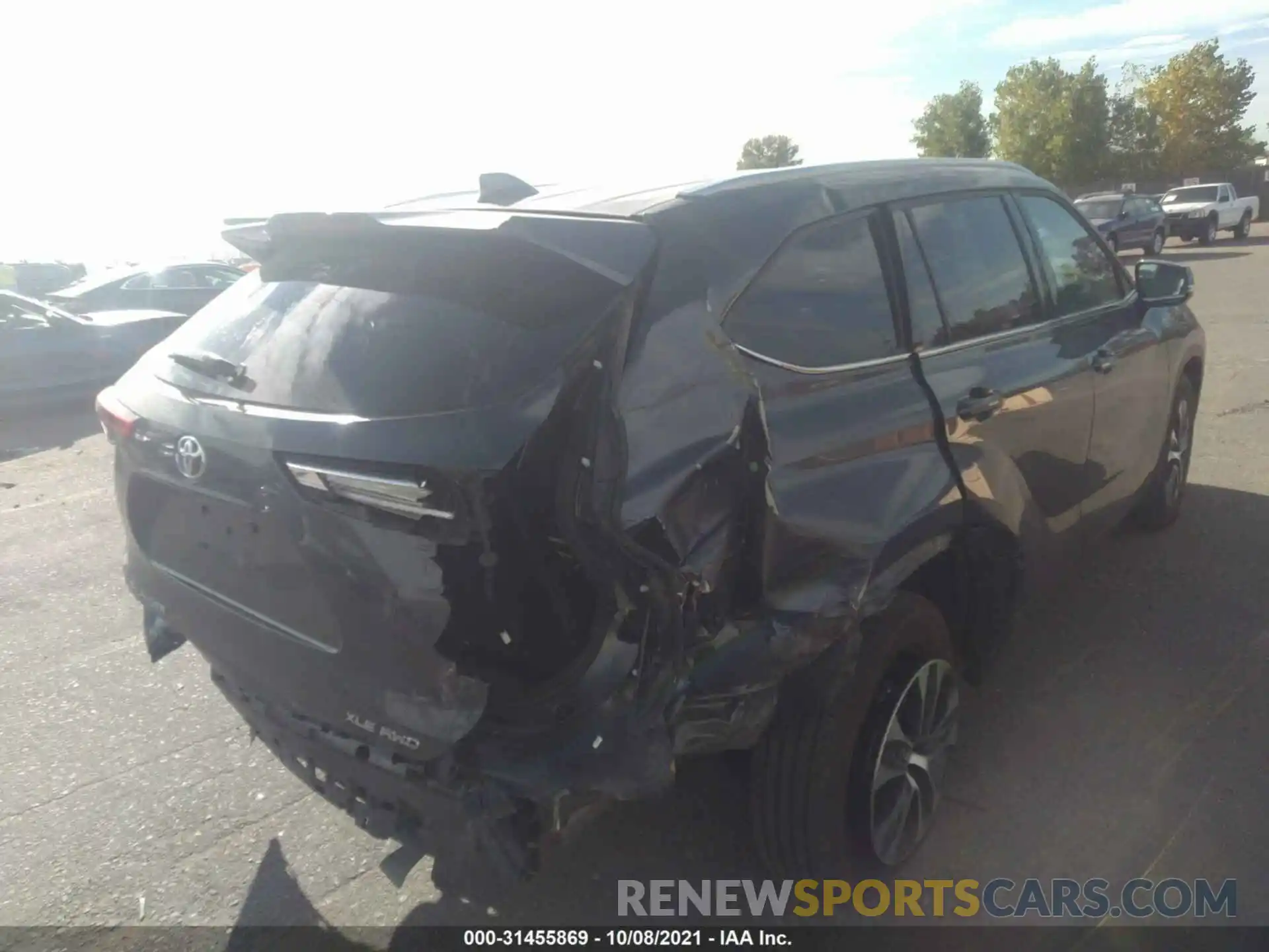 6 Photograph of a damaged car 5TDGZRBHXMS070541 TOYOTA HIGHLANDER 2021