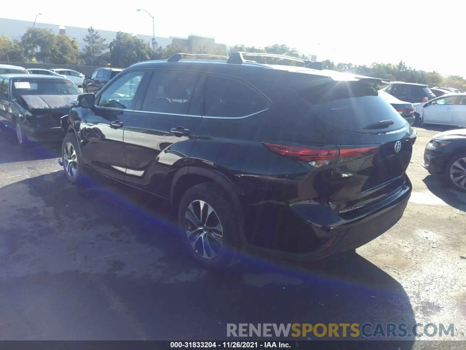 3 Photograph of a damaged car 5TDHARAH8MS009752 TOYOTA HIGHLANDER 2021