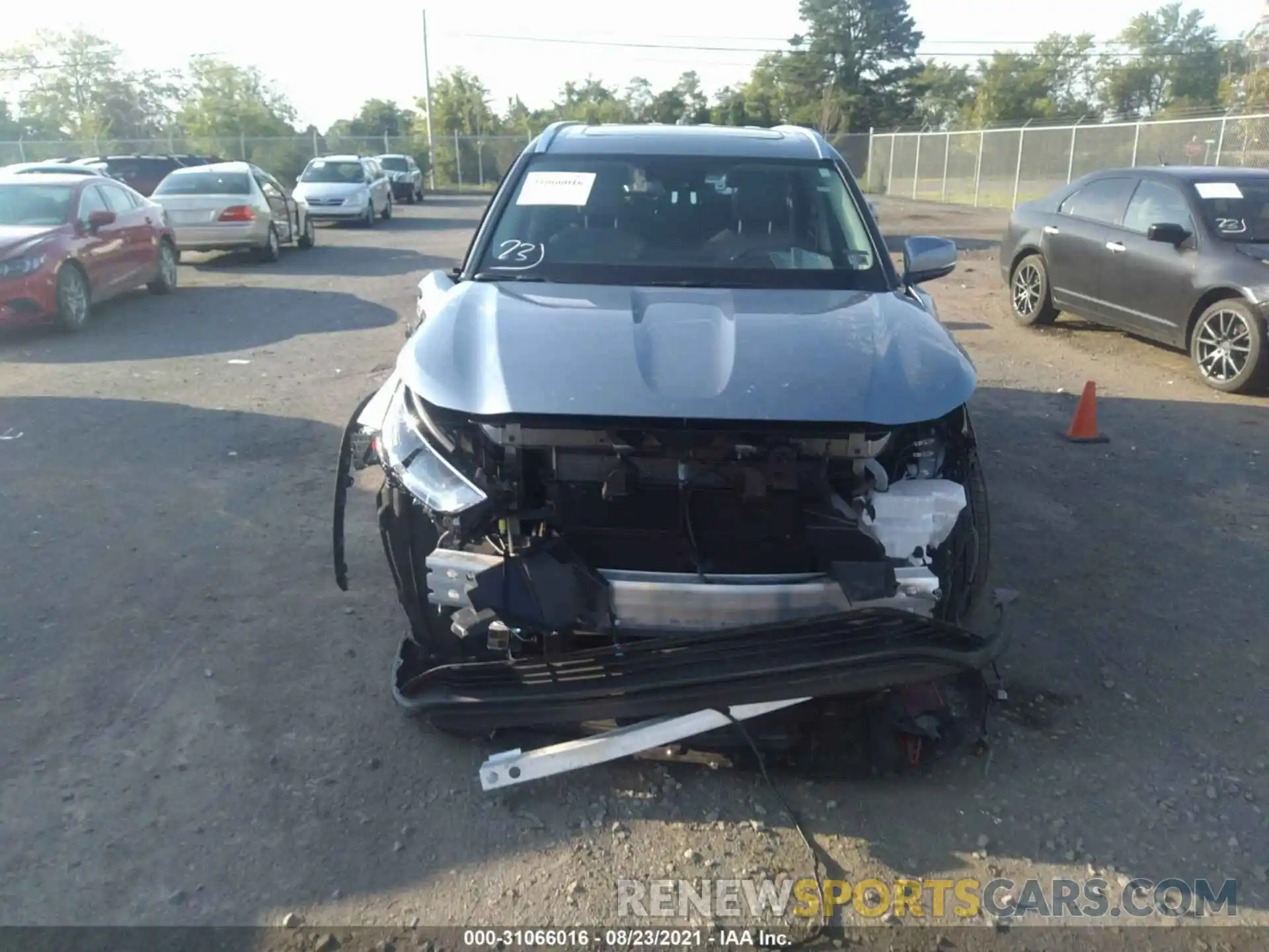 6 Photograph of a damaged car 5TDHBRCH4MS025358 TOYOTA HIGHLANDER 2021