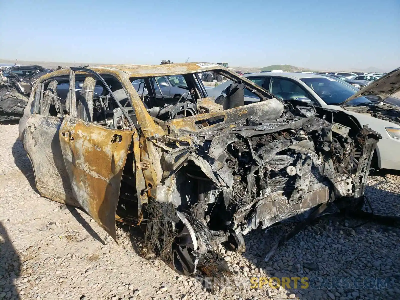 1 Photograph of a damaged car 5TDHBRCH5MS523472 TOYOTA HIGHLANDER 2021