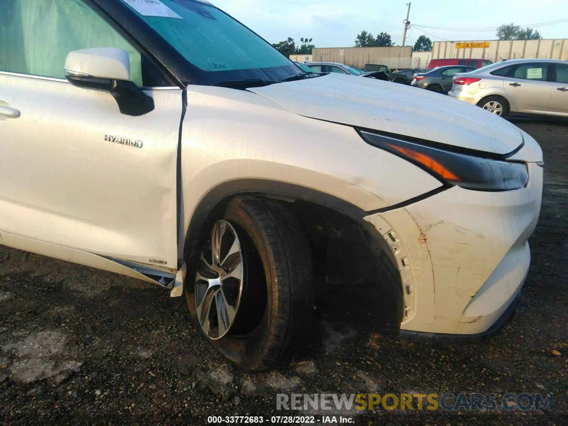 6 Photograph of a damaged car 5TDHBRCH5MS530468 TOYOTA HIGHLANDER 2021